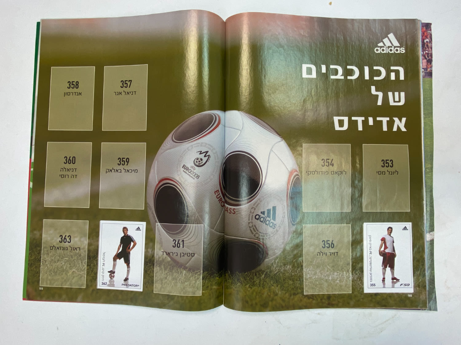 אלבומי מדבקות - אלבום סופרגול עונה 2009--2008
סוּפרגוֹל הוא שמו של אלבום איסוף מדבקות מאת חברת P.M.I ... - 1 46