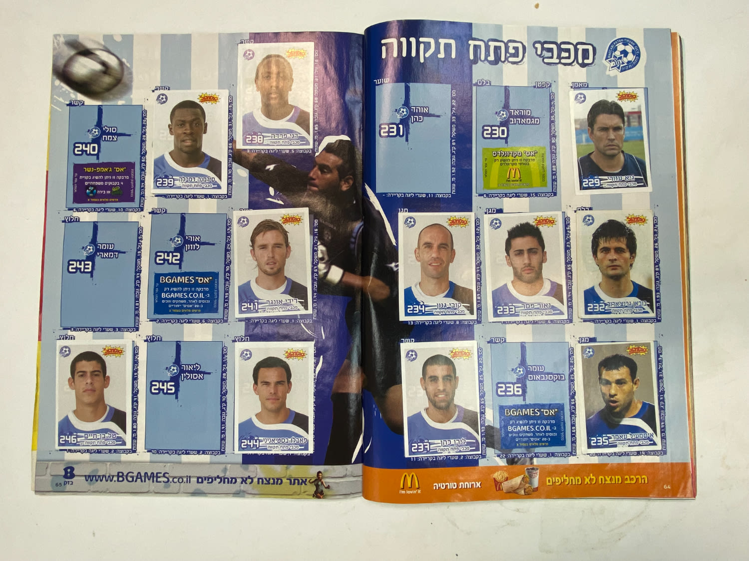אלבומי מדבקות - אלבום סופרגול עונה 2009--2008
סוּפרגוֹל הוא שמו של אלבום איסוף מדבקות מאת חברת P.M.I ... - 1 24