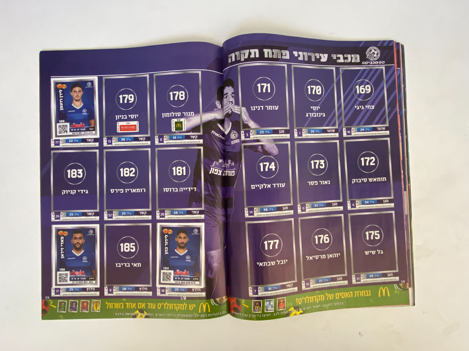 אלבומי מדבקות - אלבום סופרגול עונה 2019--2018
סוּפרגוֹל הוא שמו של אלבום איסוף מדבקות מאת חברת P.M.I ... - 1 8