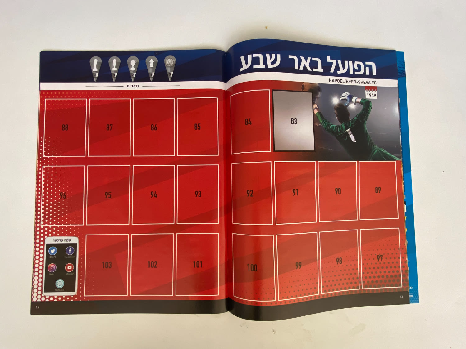 אלבומי מדבקות - אלבום סופרגול עונה 2019--2018
סוּפרגוֹל הוא שמו של אלבום איסוף מדבקות מאת חברת P.M.I ... - 1 20