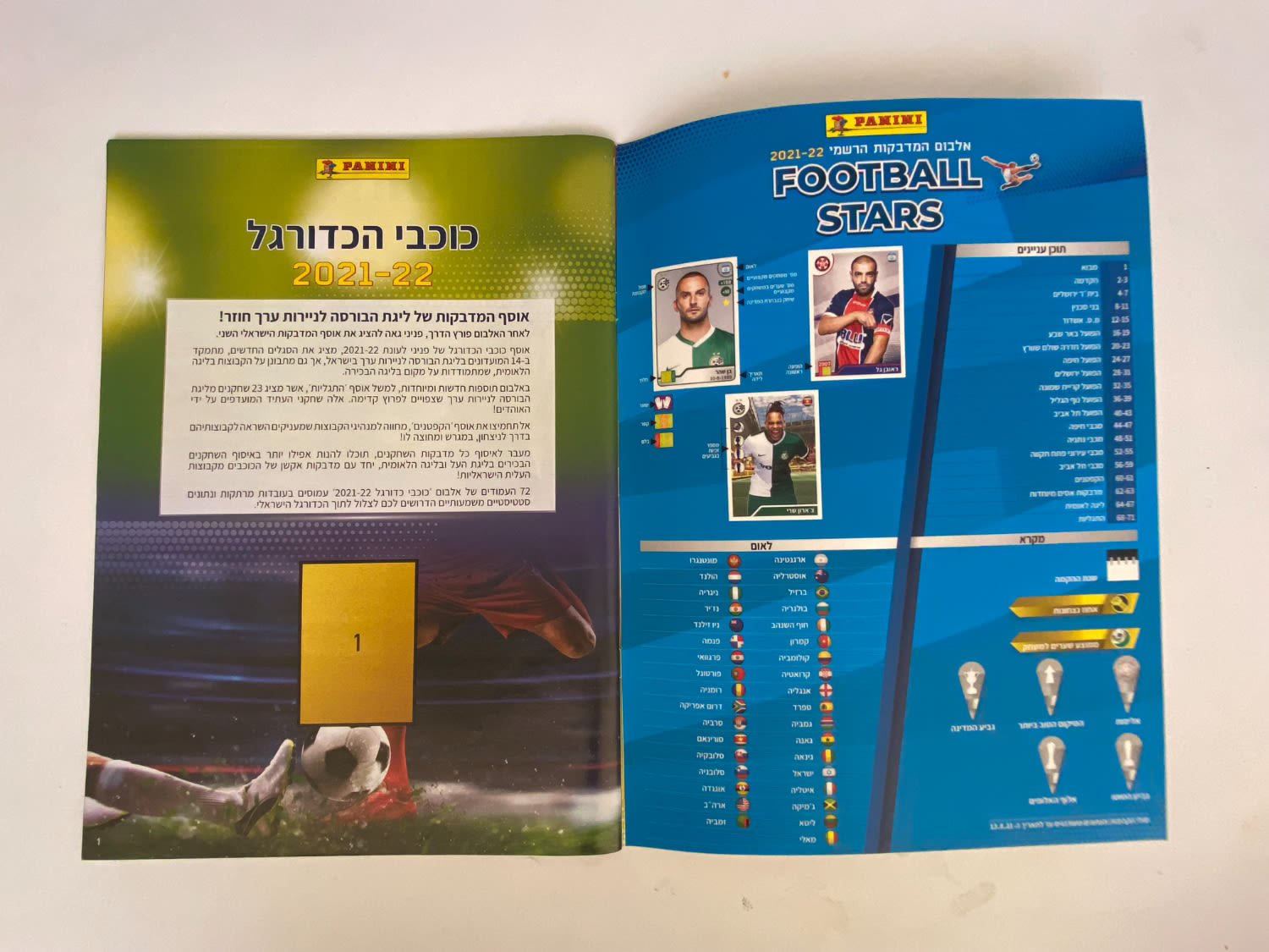 אלבומי מדבקות - אלבום סופרגול עונה 2019--2018
סוּפרגוֹל הוא שמו של אלבום איסוף מדבקות מאת חברת P.M.I ... - 1 17
