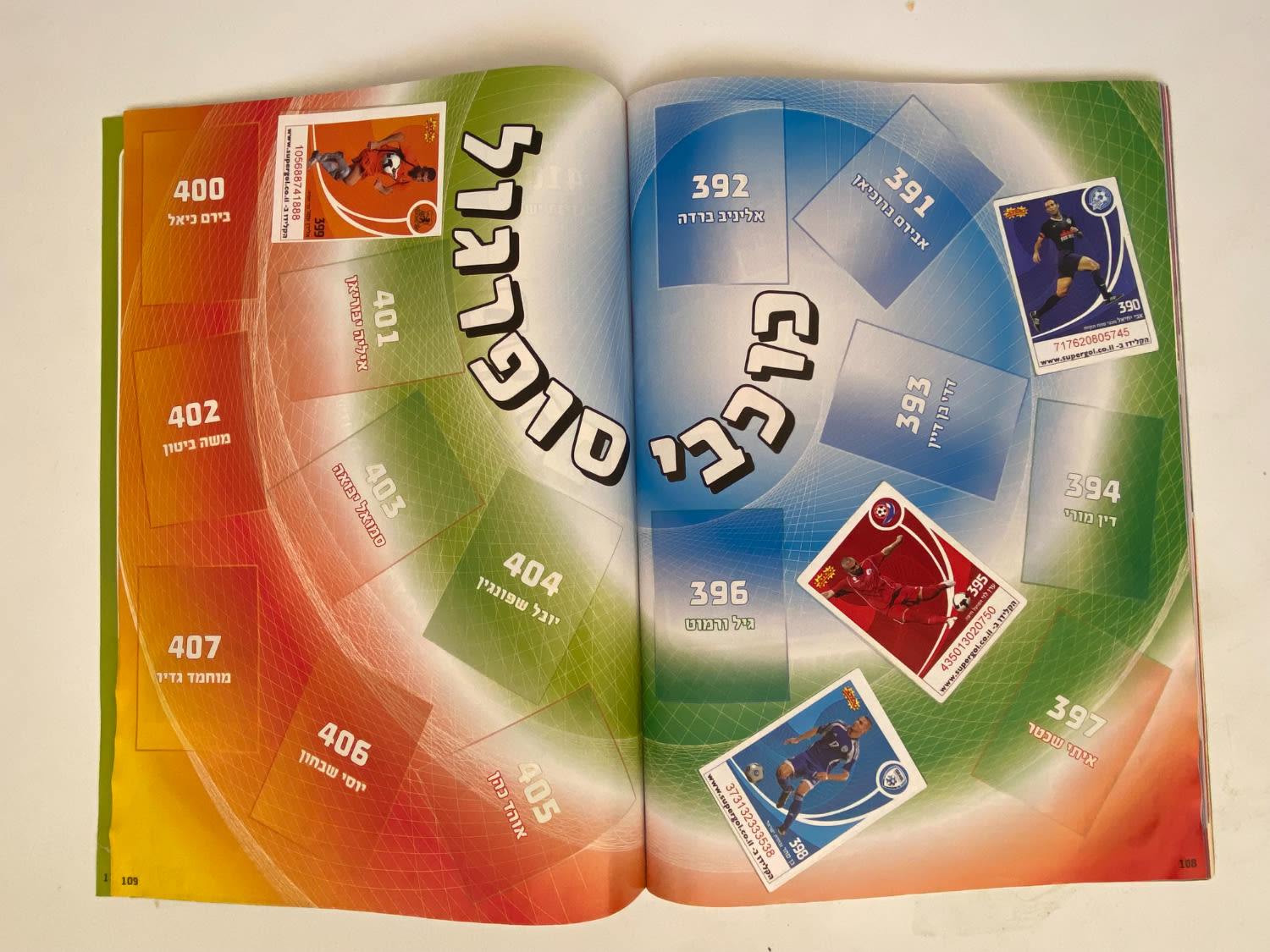 אלבומי מדבקות - אלבום סופרגול עונה 2009-2010 - מארח את כוכבי העולם
סוּפרגוֹל הוא שמו של אלבום איסוף ... - 1 50
