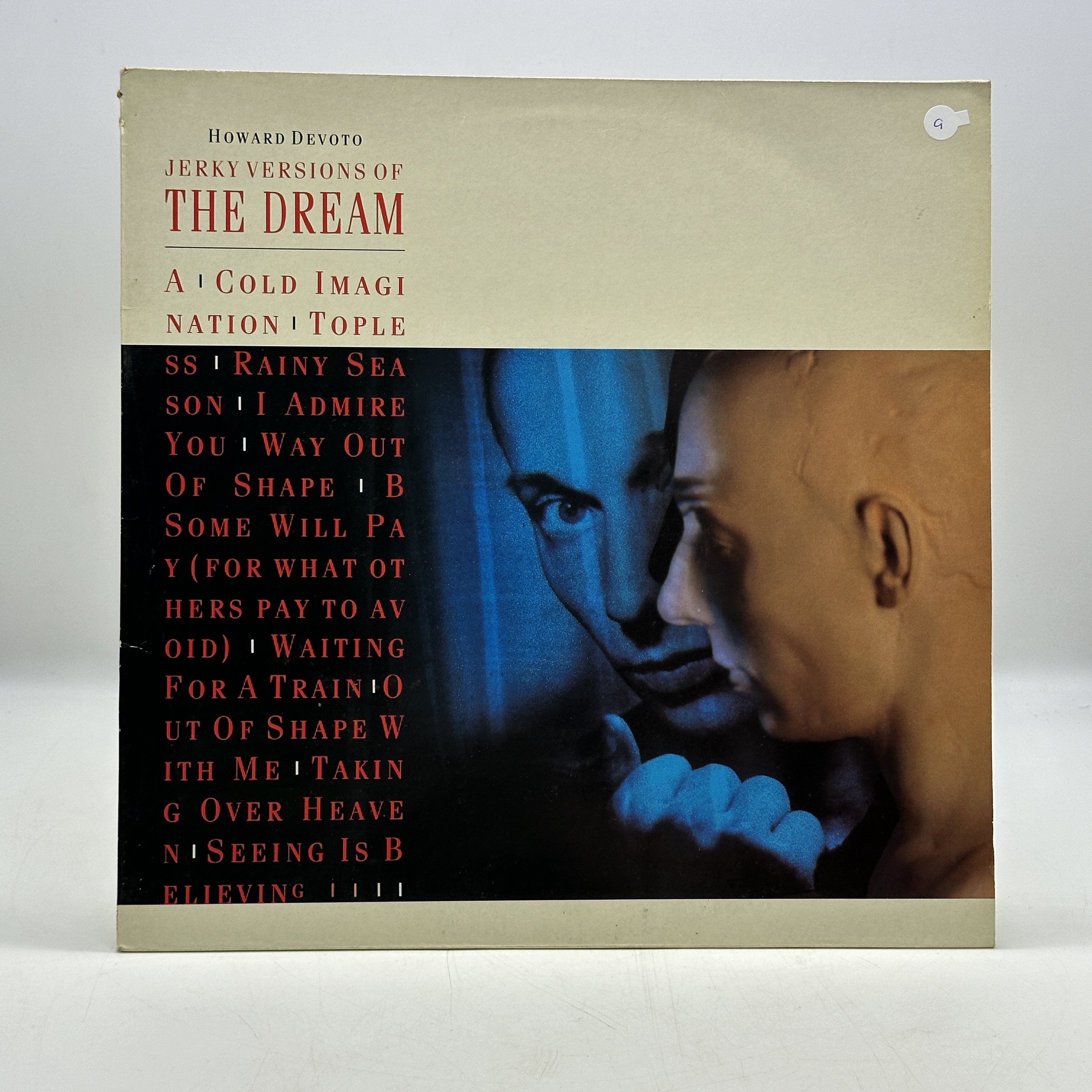 A 12 inch vinyl album by Howard Devoto - Jerky Versions of the Dream, cover is in fair condition, vinyl is in good ... - 1 0