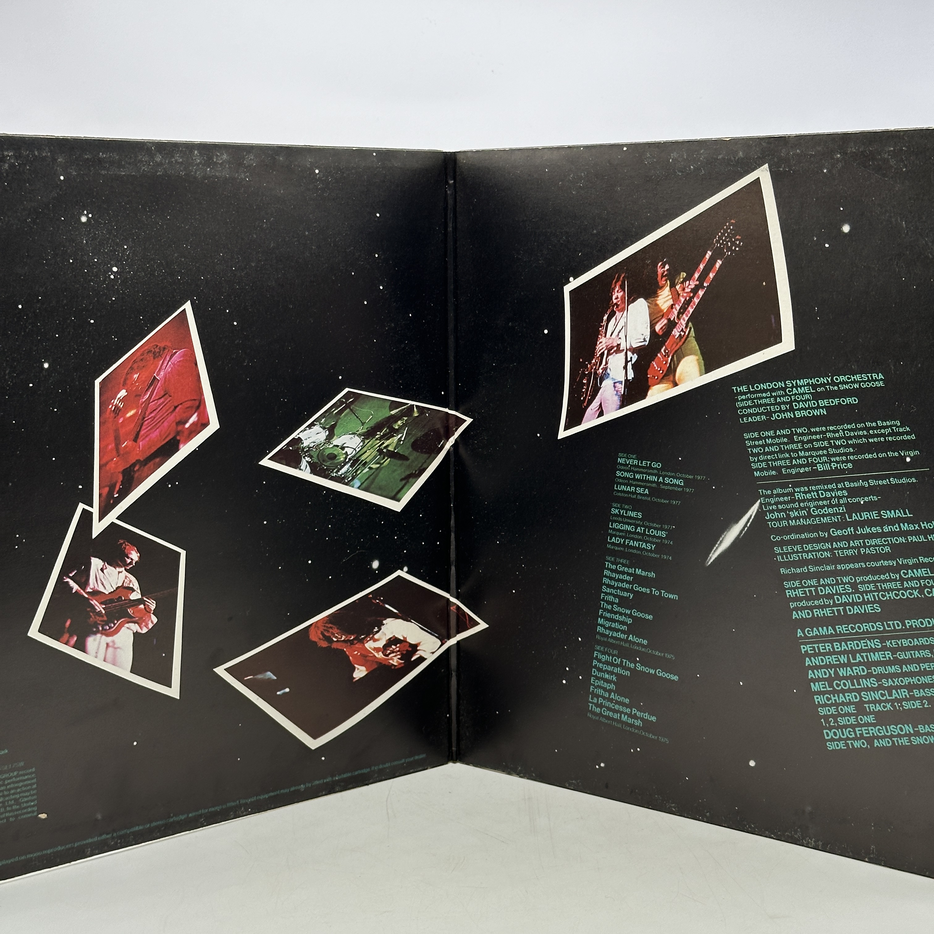 A double 12 inch vinyl by Camel - A Live Record, cover is in good condition some scuffs, vinyl is in good order, no ... - 1 1