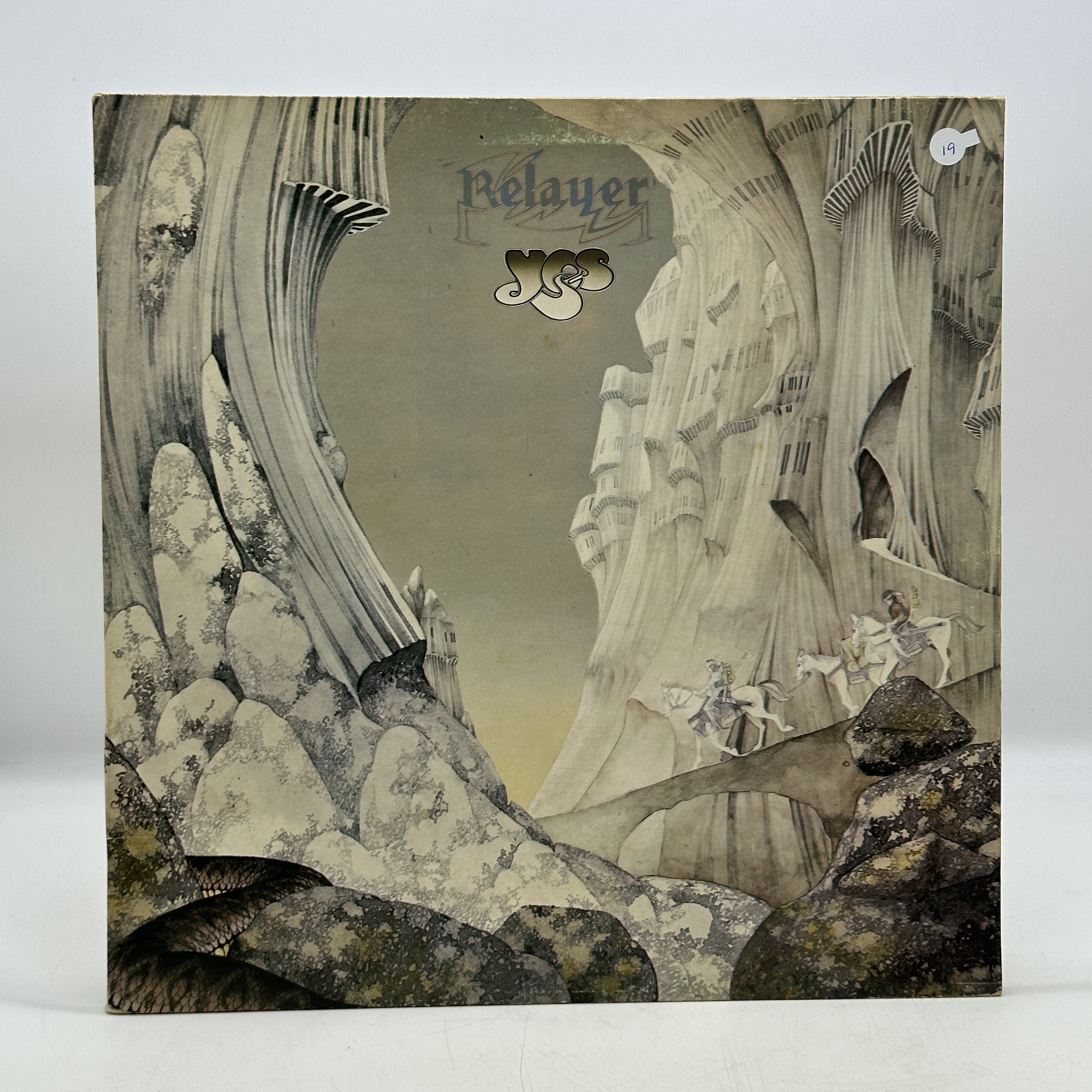 A 12 inch vinyl album by Yes - Relayer, in good condition, no scratches - 1 0