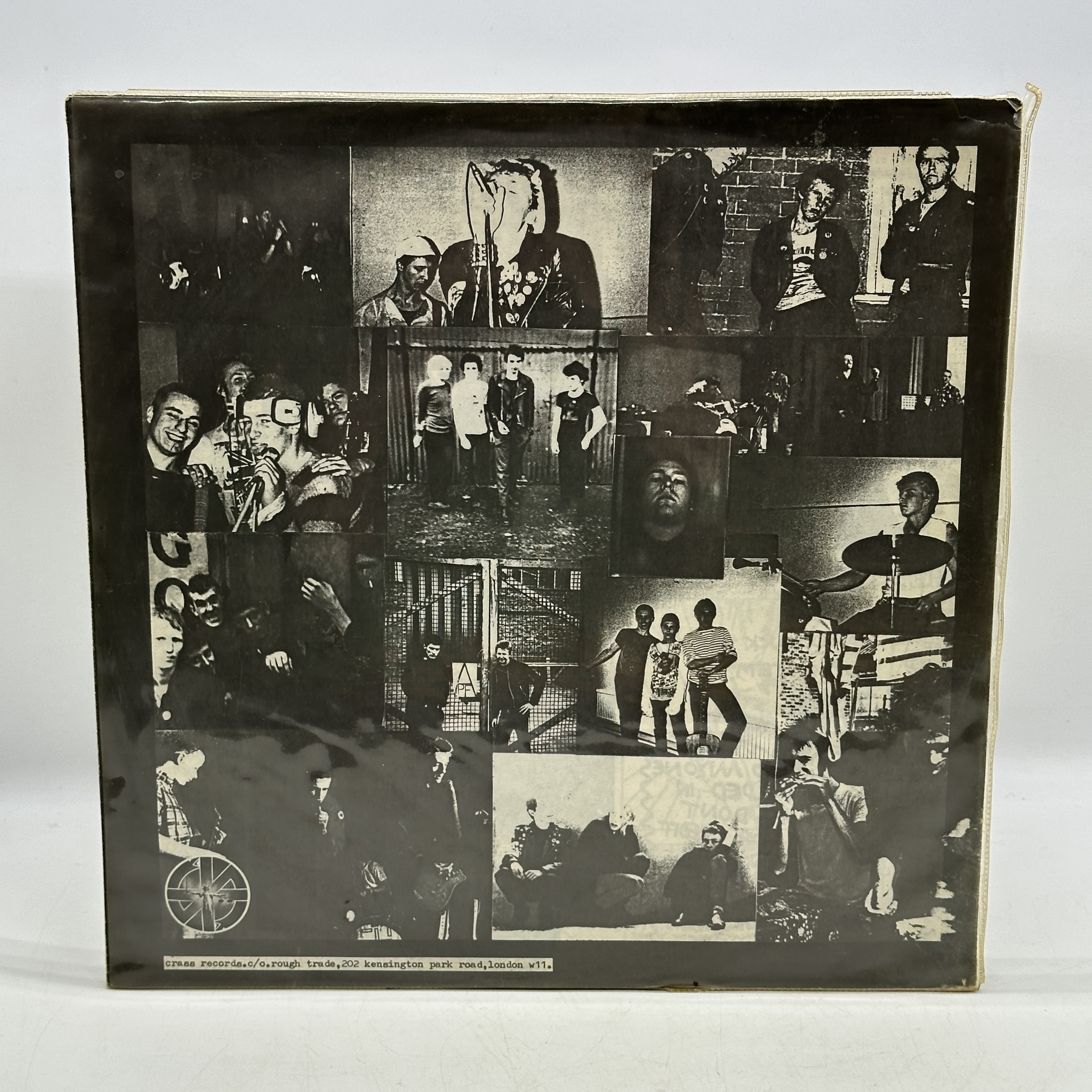 A 12 inch vinyl album by Crass - BullShit Detector, cover / pull out is in good condition but it has been pinned up ... - 1 0