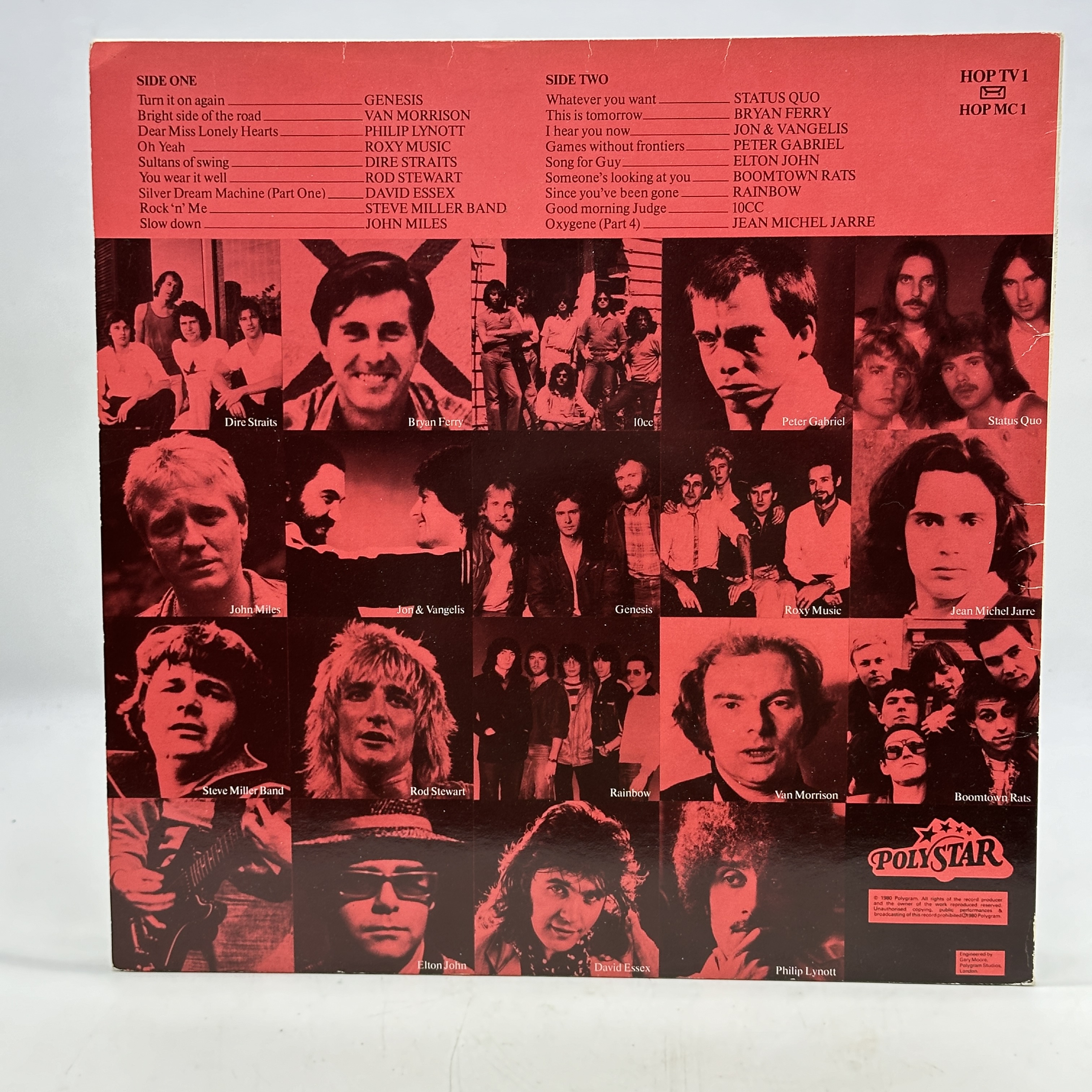 A 12 inch vinyl album by The Hitmakers, an album with Roxy Music, Bryan Ferry, Genesis & many more, cover is in ... - 1 1
