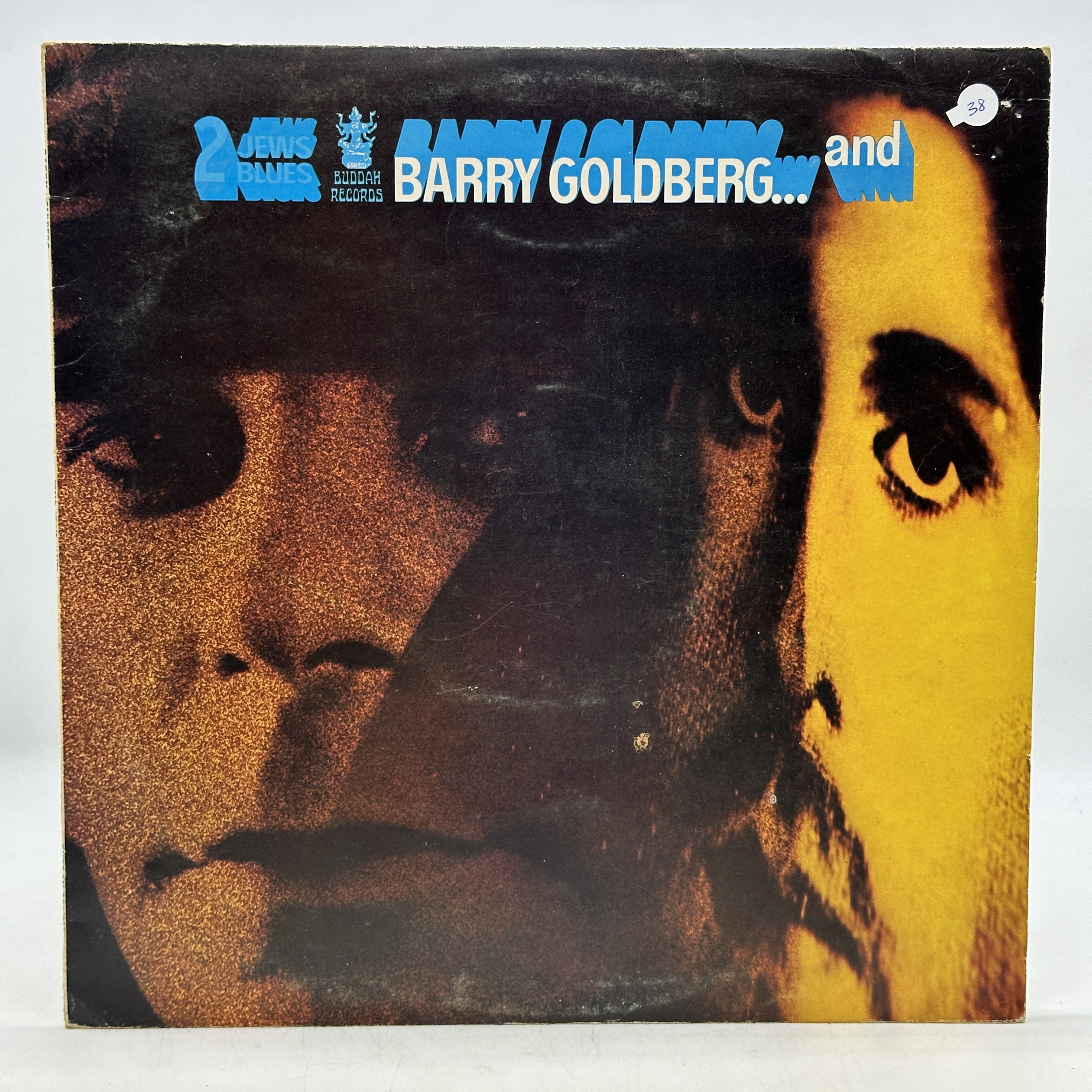 A 12 inch vinyl album by Barry Goldberg - 2 Jews Blues, cover has some age marks on the corners, vinyl is in good order - 1 0