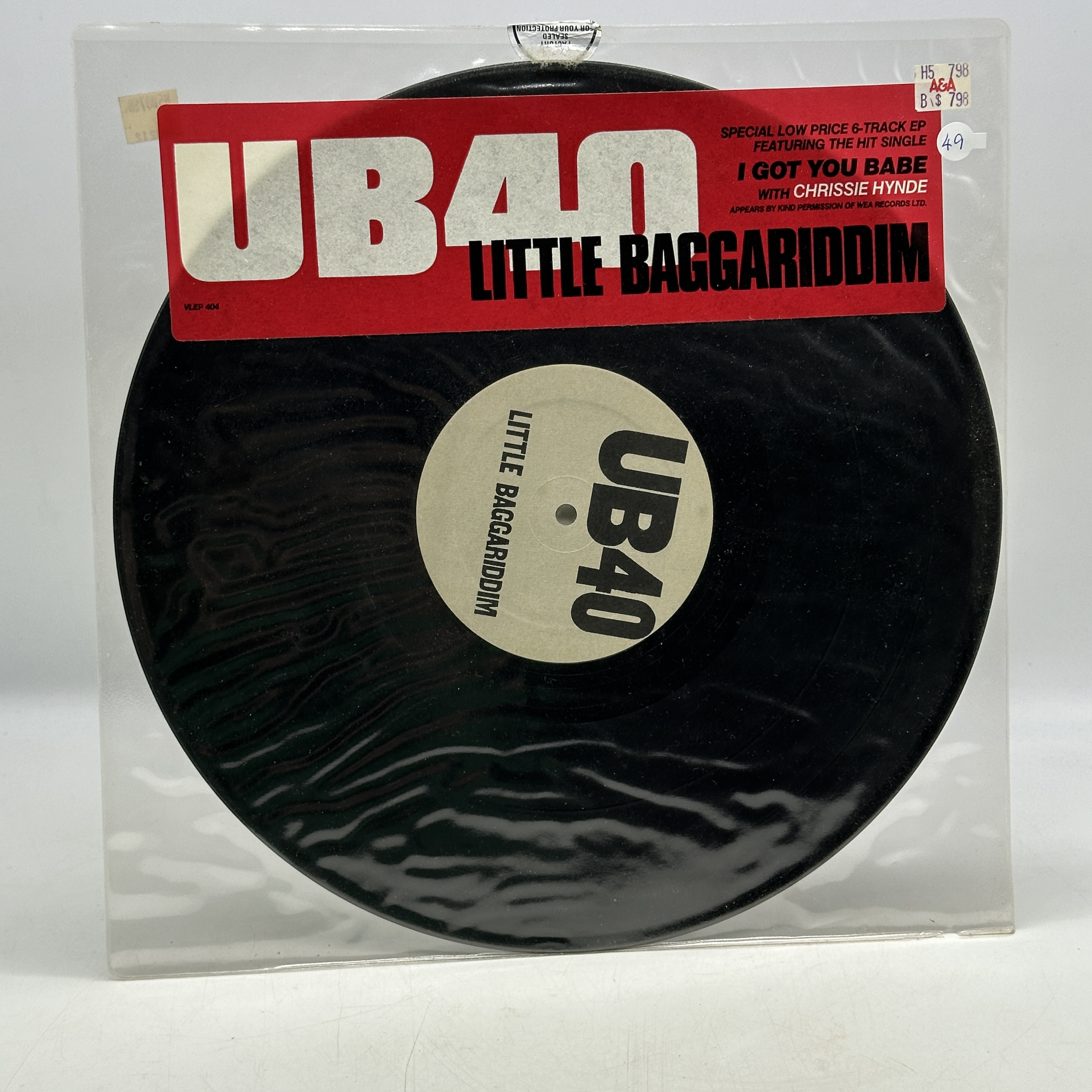 A 12 inch vinyl album by UB40 - Little Baggariddim - 1 0