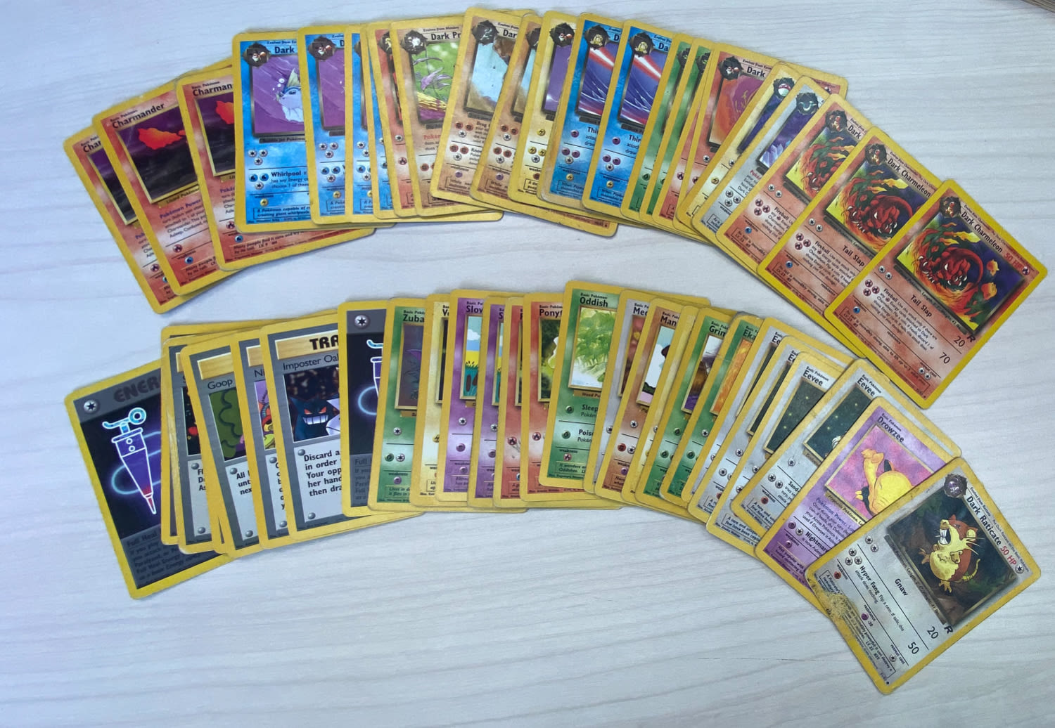 קלפי איסוף - פוקימון - למעלה מ-45 קלפים - Team Rocket - Common + Uncommon - Used
... - 1 0