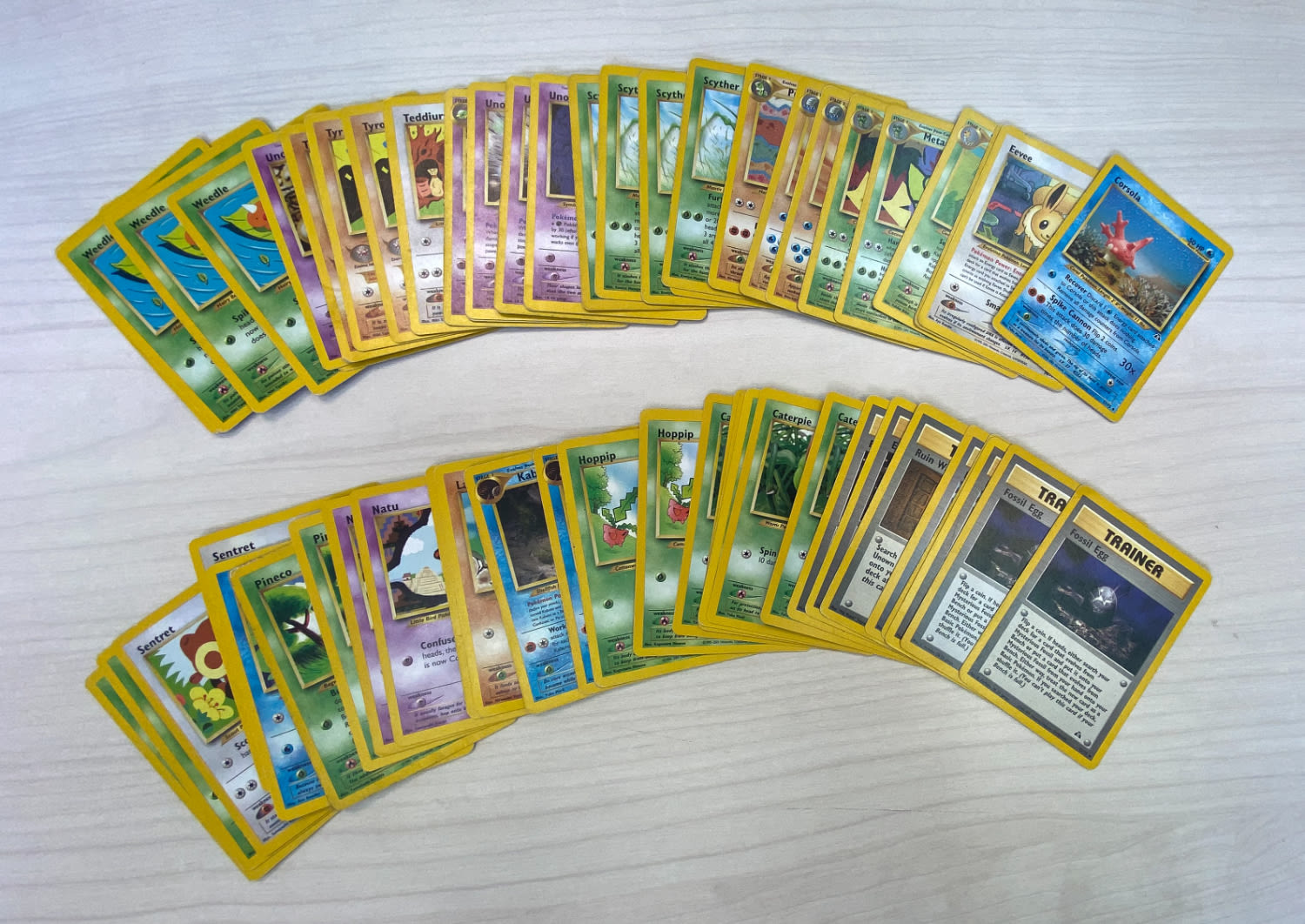 קלפי איסוף - פוקימון - למעלה מ-45 קלפים - Neo Discovery - Common + Uncommon - Used
... - 1 0