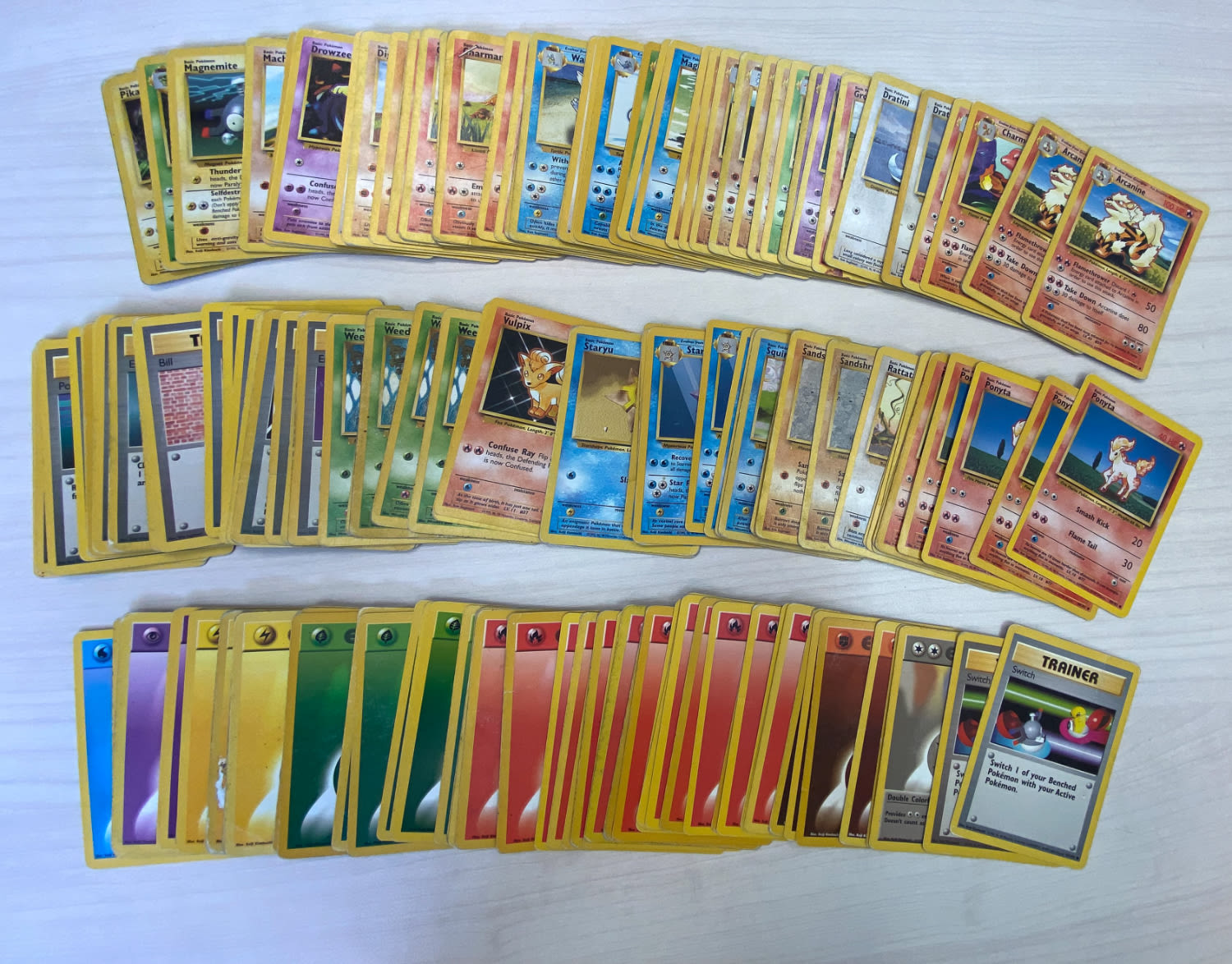 קלפי איסוף - פוקימון - למעלה מ-100(!) קלפים - Base Set - Common + Uncommon - Used
... - 1 0
