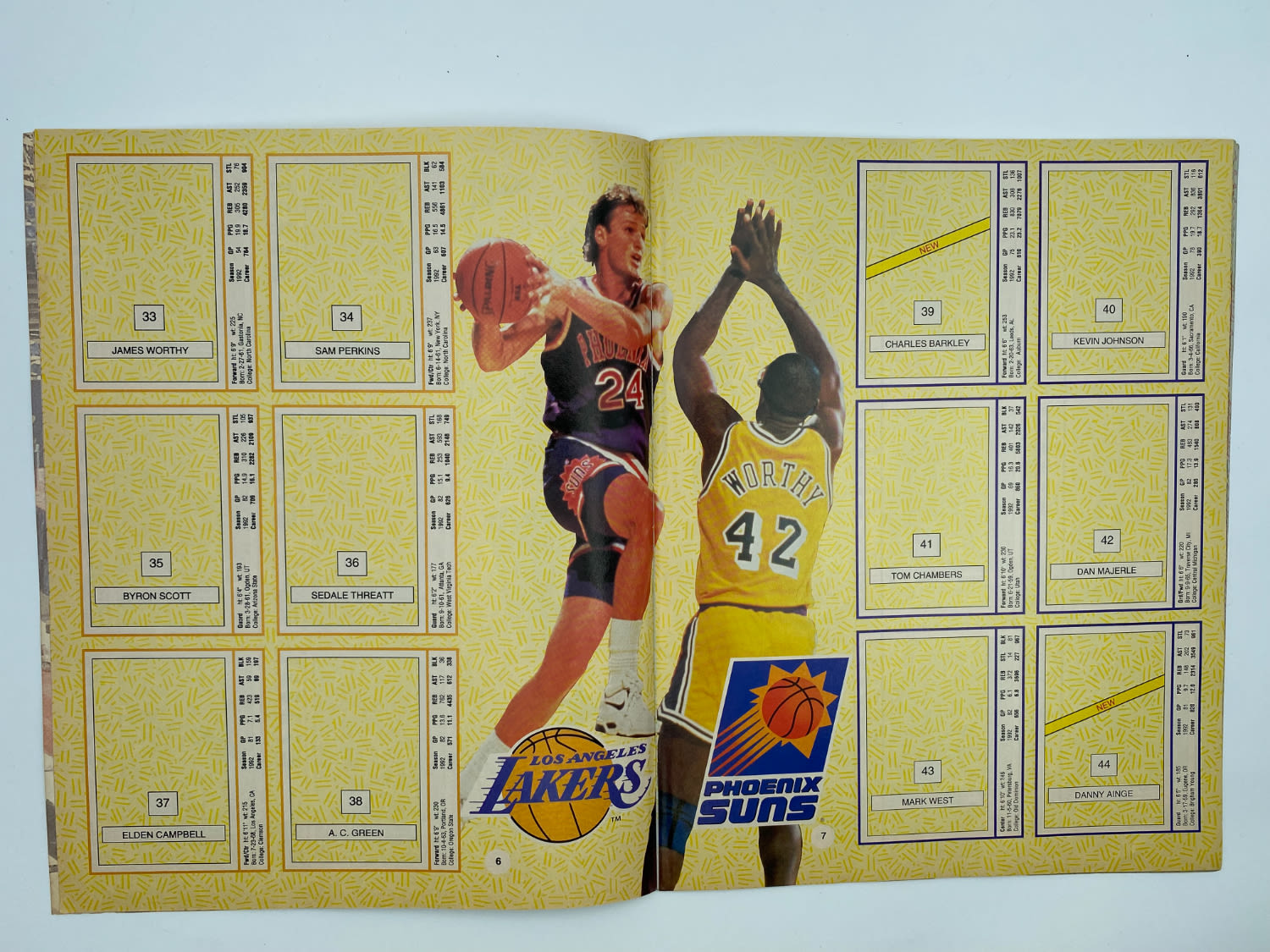 אלבומי מדבקות - אלבום מדבקות Basketball 1992-1993 - אנגלית, ריק - 1 15