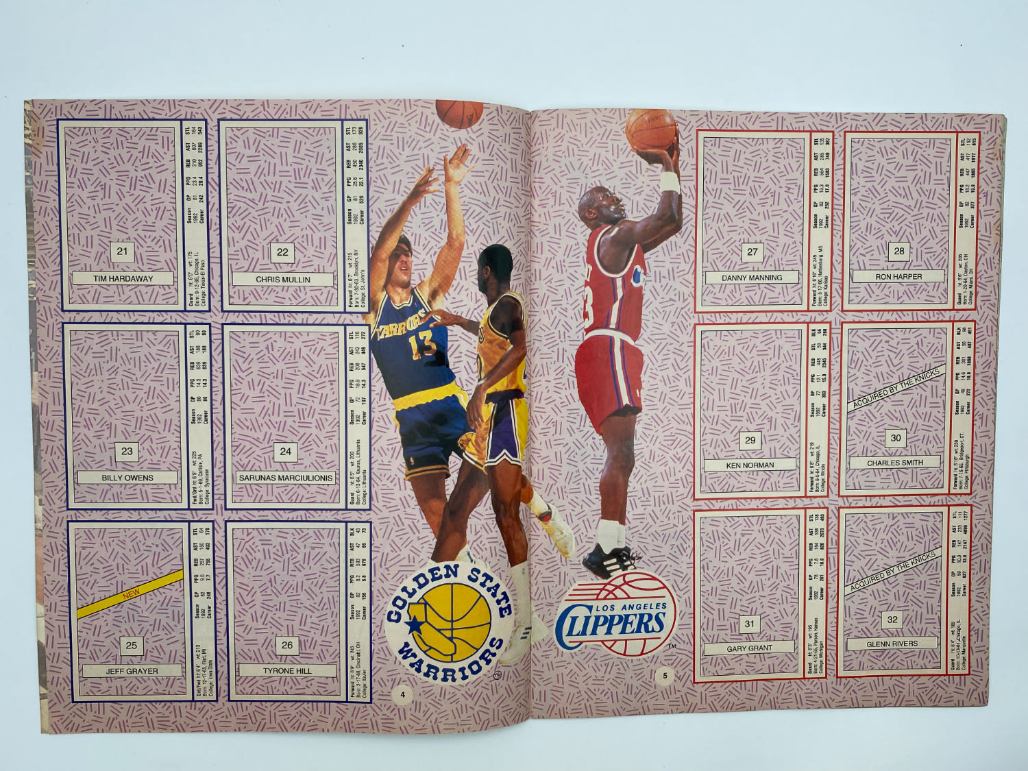 אלבומי מדבקות - אלבום מדבקות Basketball 1992-1993 - אנגלית, ריק - 1 14