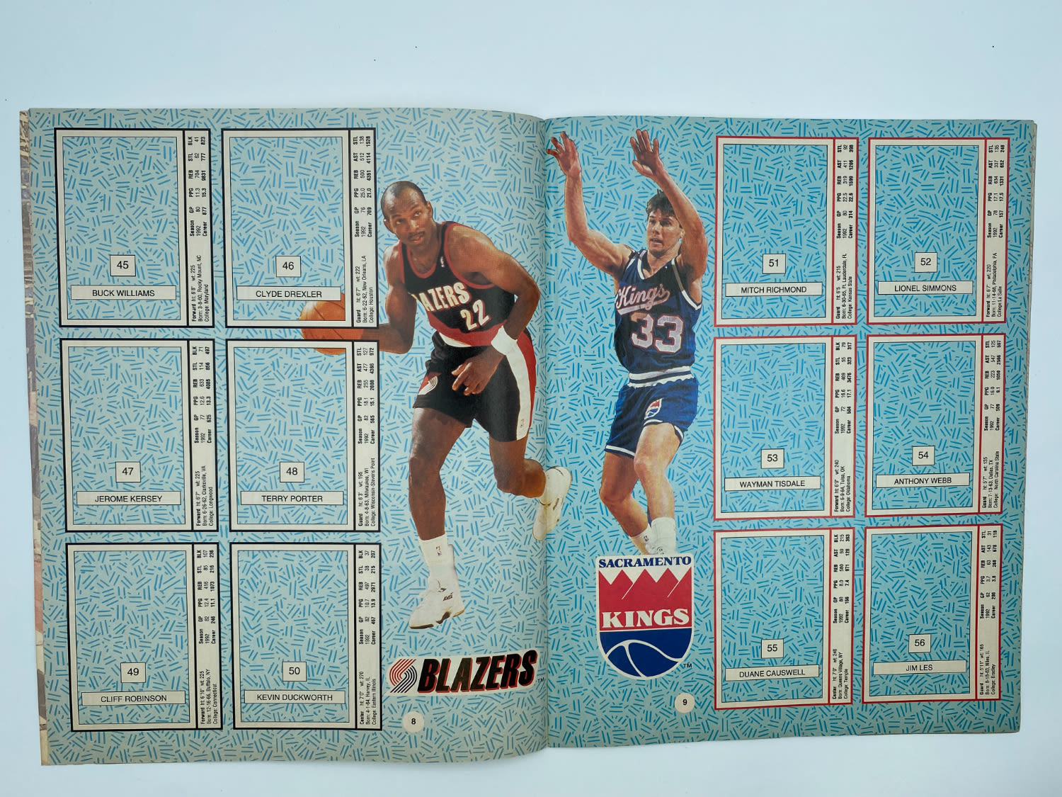 אלבומי מדבקות - אלבום מדבקות Basketball 1992-1993 - אנגלית, ריק - 1 16