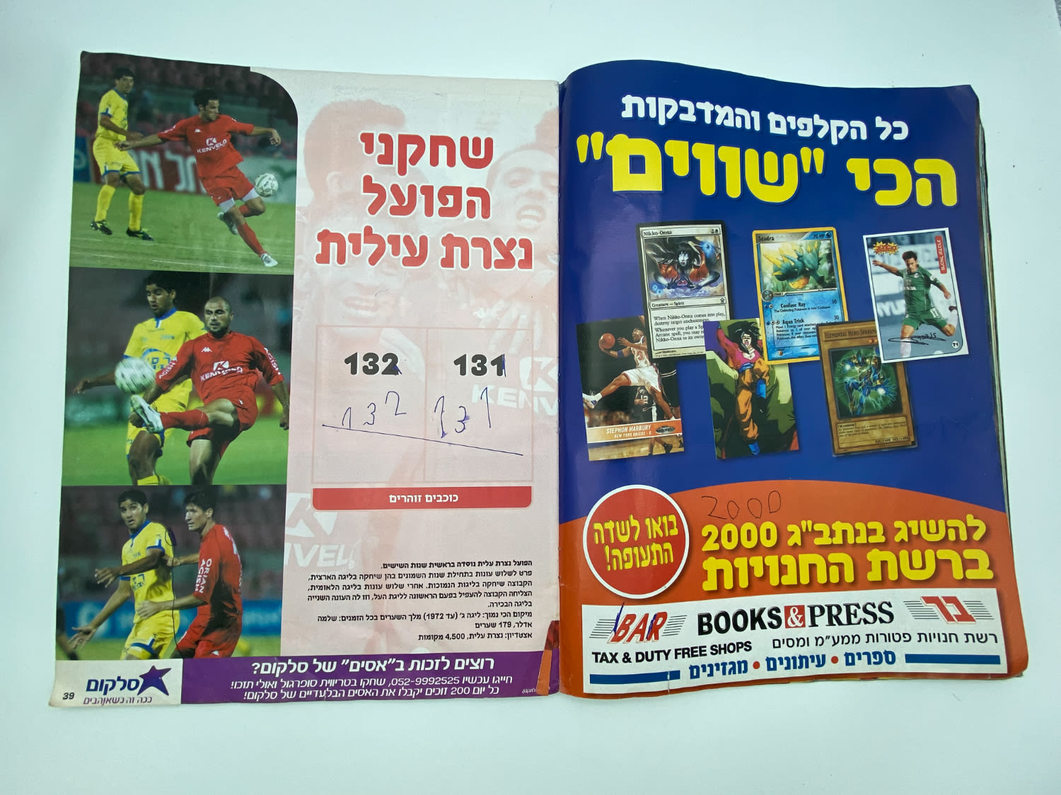 אלבומי מדבקות - אלבום סופרגול 2005-2006, עמוד שדרה של הכריכה פגום, מלא חלקית
סוּפרגוֹל הוא שמו של ... - 1 13