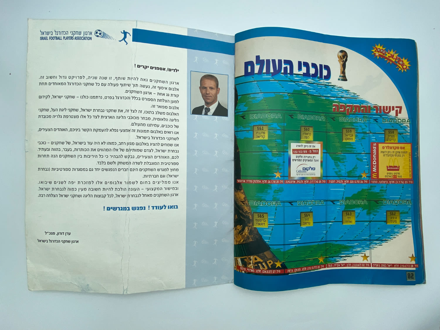 אלבומי מדבקות - אלבום סופרגול 2000, אלבום המילניום - ריק, מצב טוב מאוד
סוּפרגוֹל הוא שמו של אלבום ... - 1 36