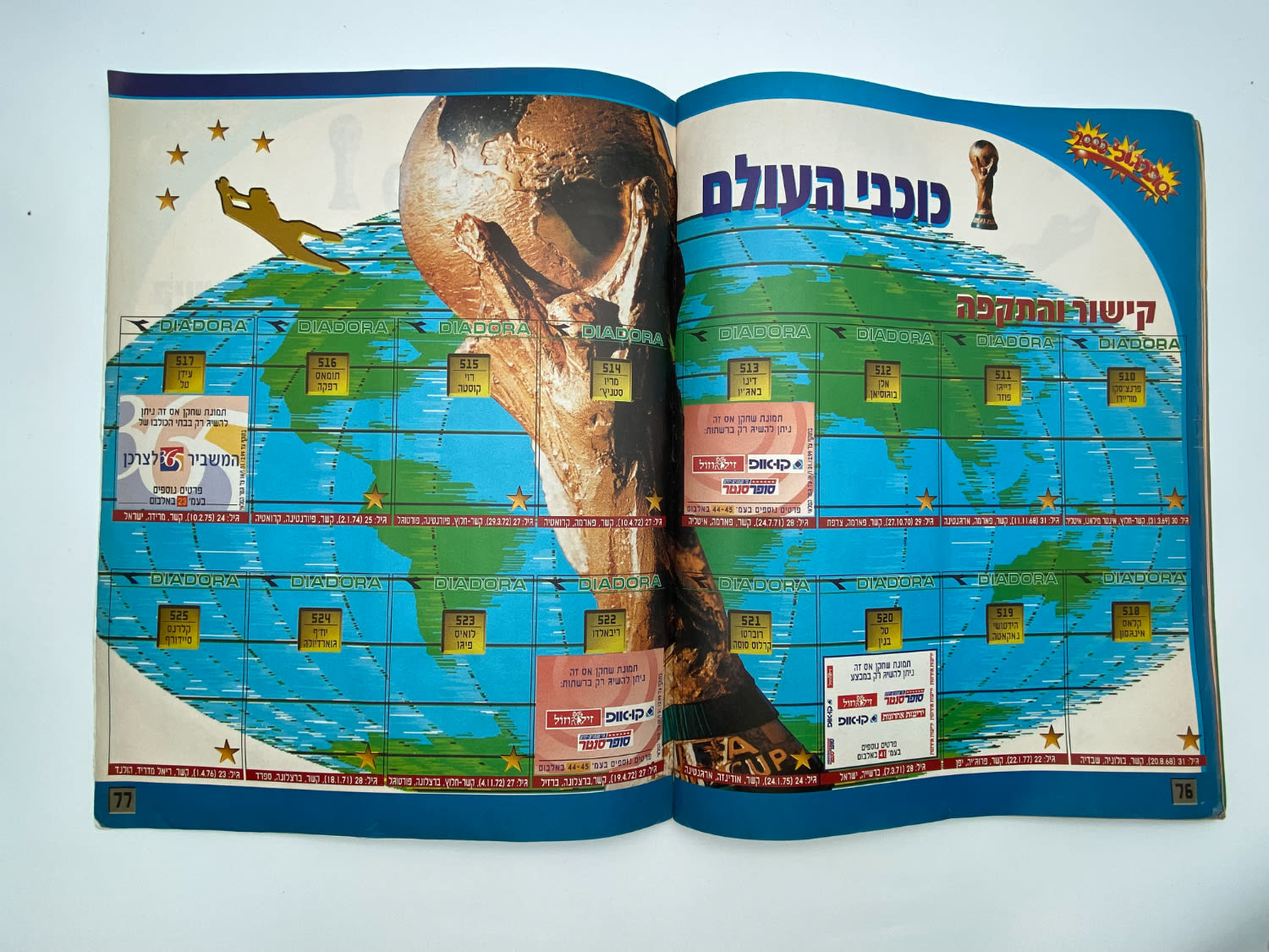 אלבומי מדבקות - אלבום סופרגול 2000, אלבום המילניום - ריק, מצב טוב מאוד
סוּפרגוֹל הוא שמו של אלבום ... - 1 32