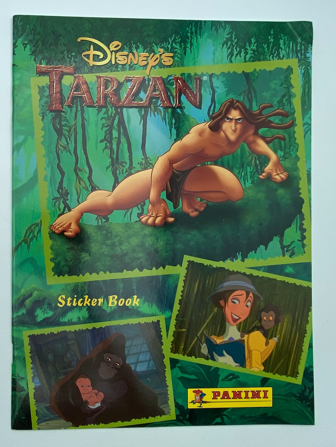 אלבומי מדבקות - מקבץ 4 אלבומי מדבקות טרזן, "Tarzan", אנגלית - ריק אך עם עוד 18 מדבקות מצורפות
טרזן ... - 1 11