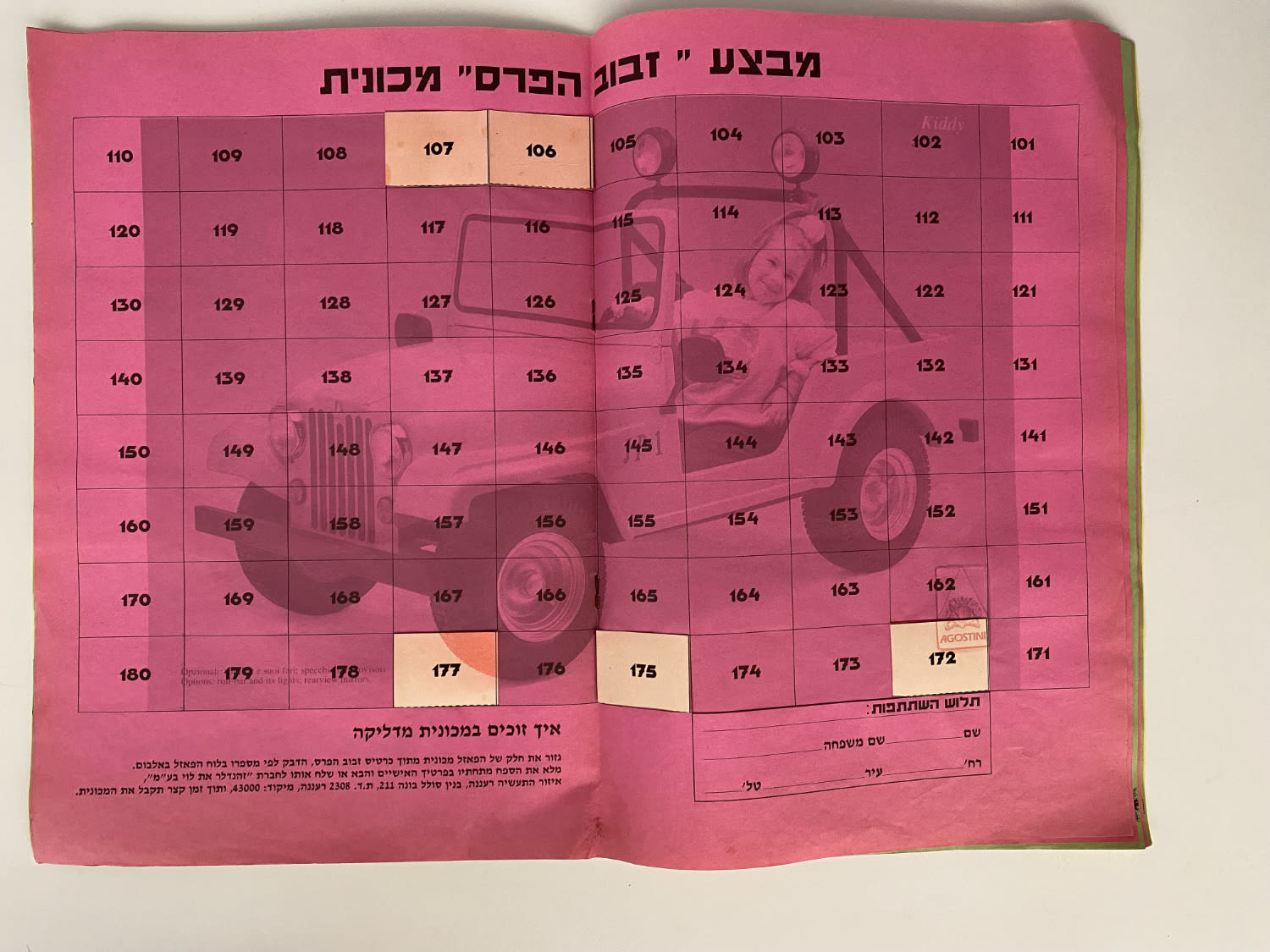 אלבומי מדבקות - אלבום "זבובי הזבל 1", מלא חלקית, מצב טוב מאוד
עוד אחד מהאלבומים שניסו לרכוב על ... - 1 1
