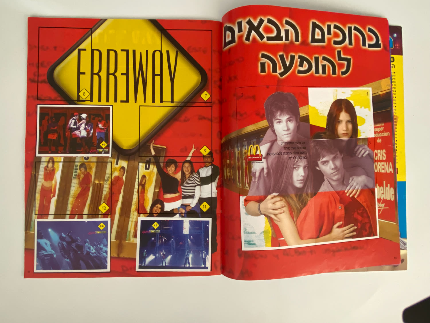 אלבומי מדבקות - אלבום המורדים בישראל, אלבום ההופעה
"המורדים", (בספרדית: Rebelde Way, "דרך המורדים") ... - 1 42