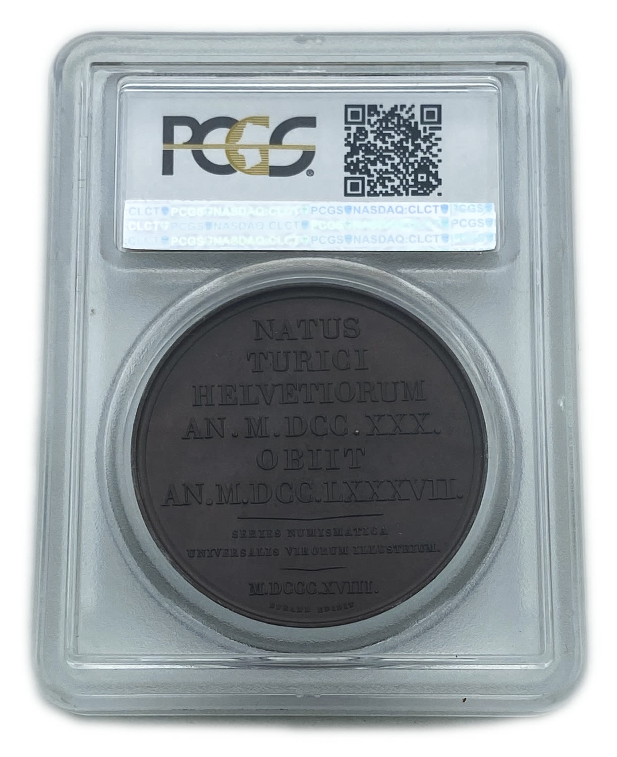 France - Sholomon Genser medal - PCGS SP64.
was a Swiss painter, graphic artist, government ... - 1 3