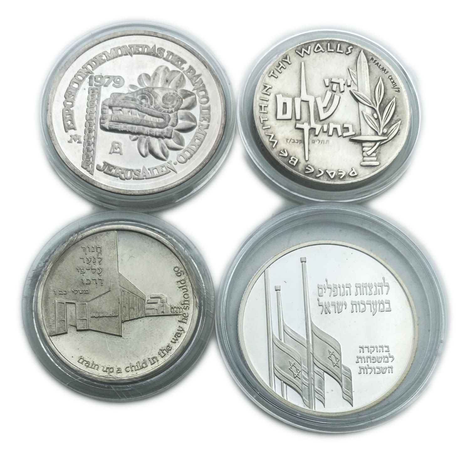 Israel - A collection of 4 medals in different subjects and different years
Commemoration of the ... - 1 0