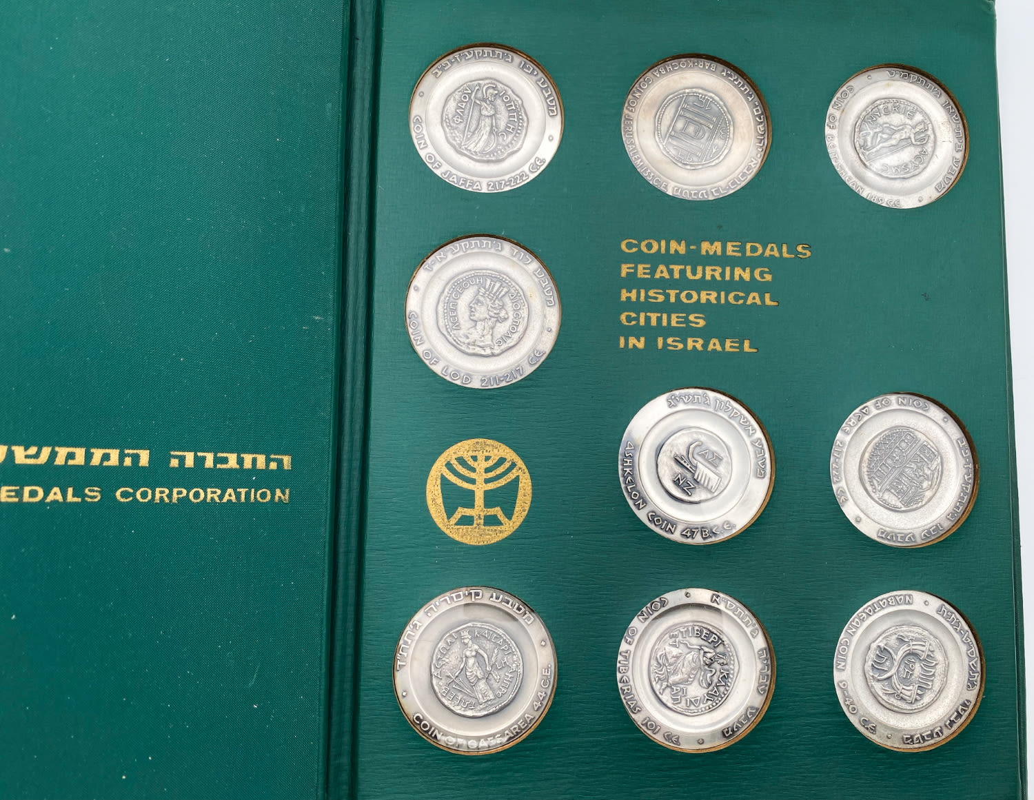 Israel - Coin-Medals Featuring Historical Cities Set of 9-Silver & 9-Bronze Album - 1965
Coin - ... - 1 1