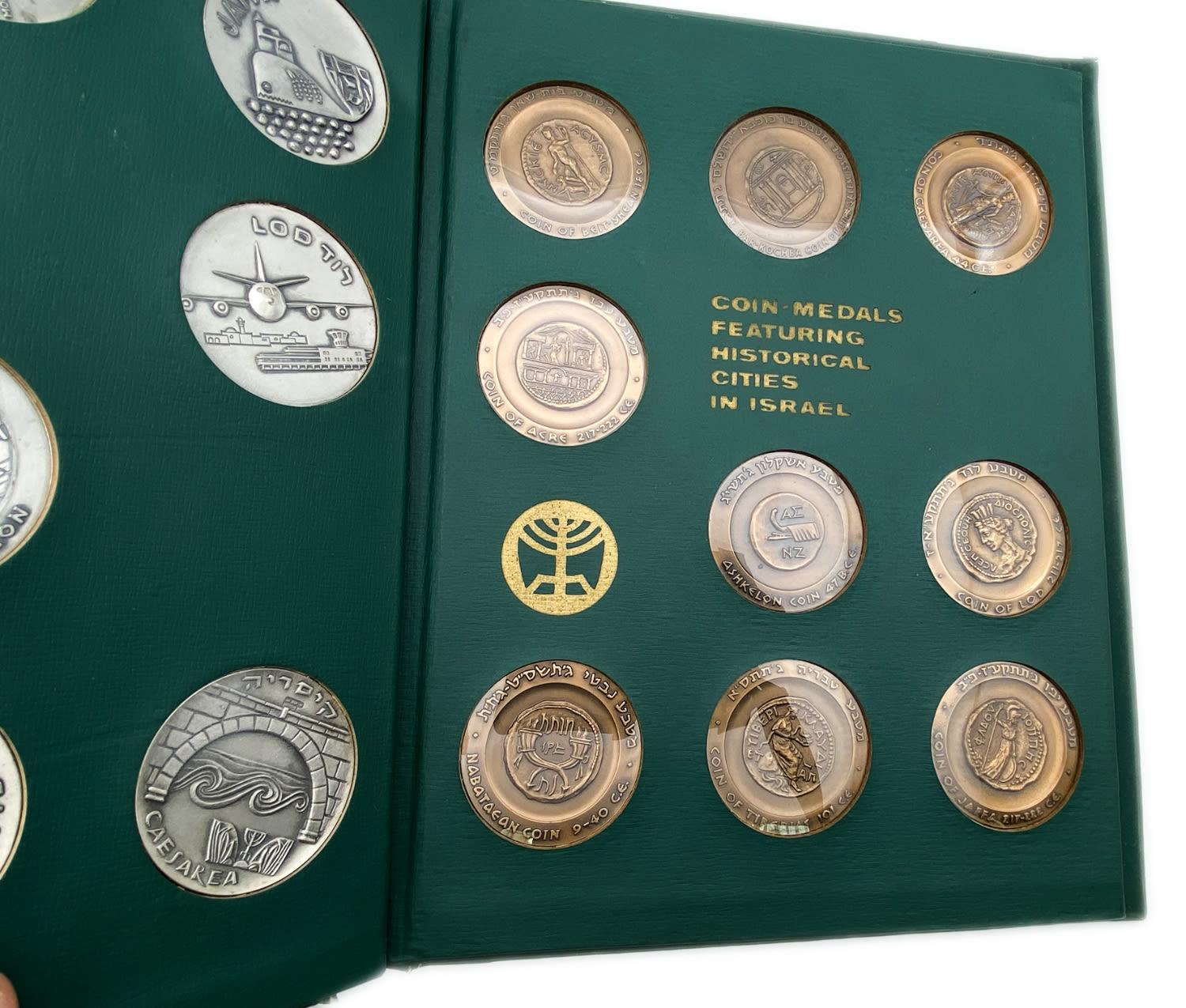 Israel - Coin-Medals Featuring Historical Cities Set of 9-Silver & 9-Bronze Album - 1965
Coin - ... - 1 4