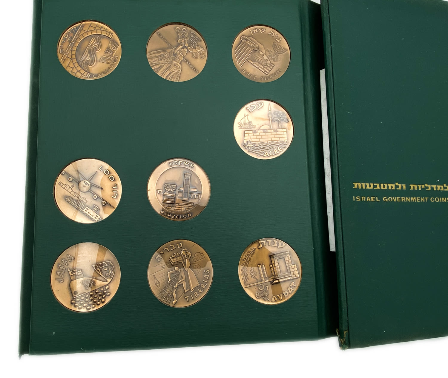 Israel - Coin-Medals Featuring Historical Cities Set of 9-Silver & 9-Bronze Album - 1965
Coin - ... - 1 6