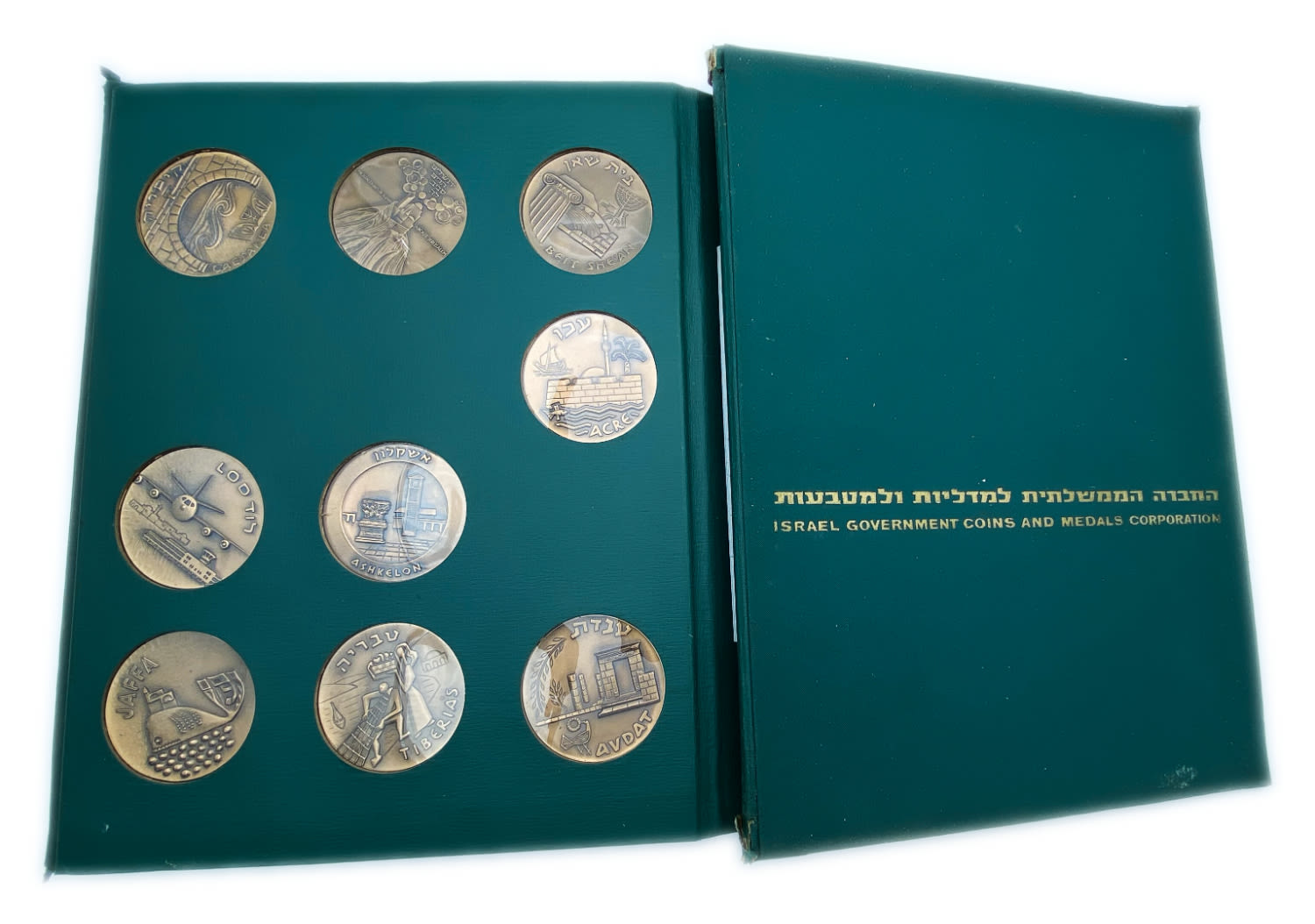 Israel - Coin-Medals Featuring Historical Cities Set of 9-Silver & 9-Bronze Album - 1965
Coin - ... - 1 5