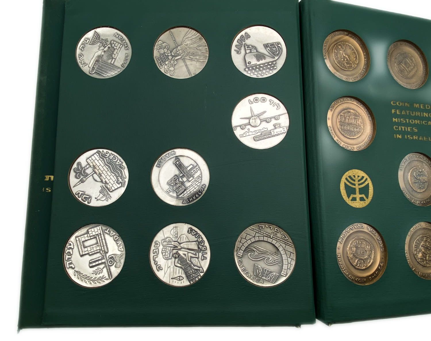 Israel - Coin-Medals Featuring Historical Cities Set of 9-Silver & 9-Bronze Album - 1965
Coin - ... - 1 3