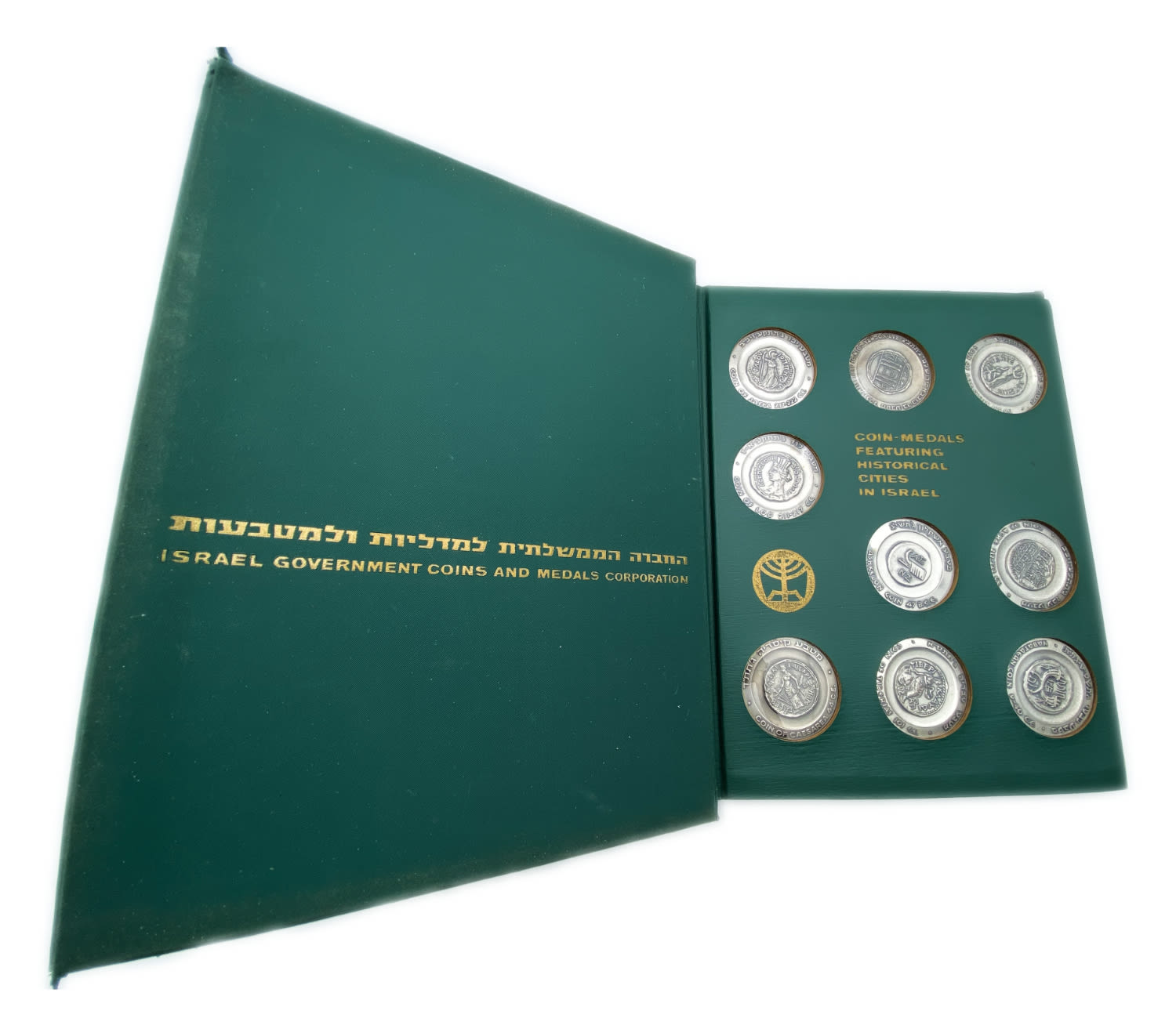 Israel - Coin-Medals Featuring Historical Cities Set of 9-Silver & 9-Bronze Album - 1965
Coin - ... - 1 0