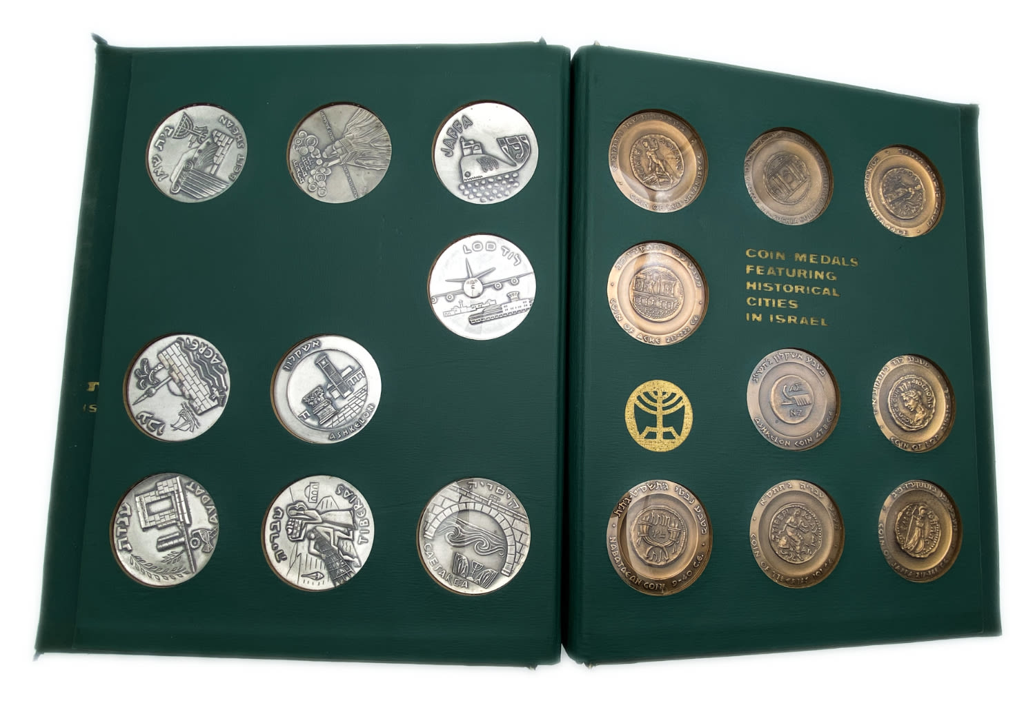 Israel - Coin-Medals Featuring Historical Cities Set of 9-Silver & 9-Bronze Album - 1965
Coin - ... - 1 2