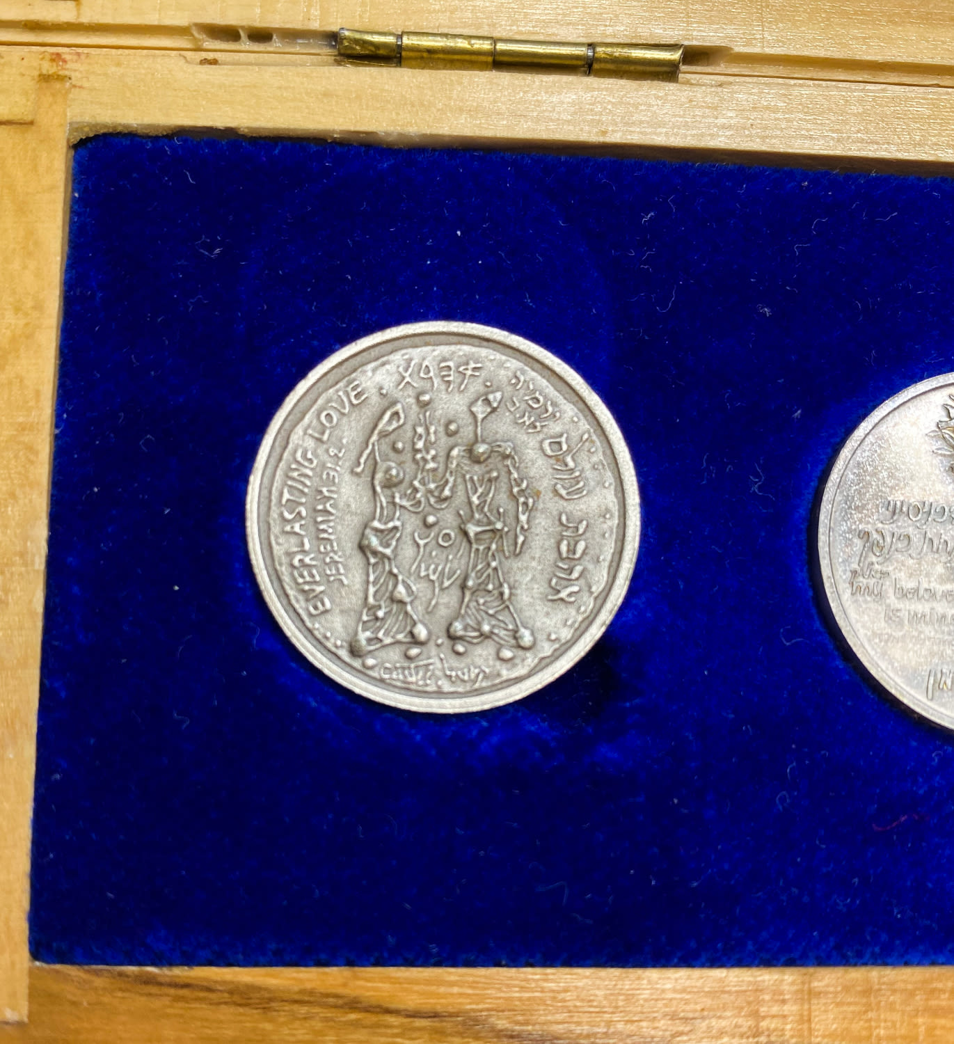 Israel - A series of state art medals with original lithographs - Artists: Castel, Gutman, Mana-Katz - Silver 999, 10 g - 1 4