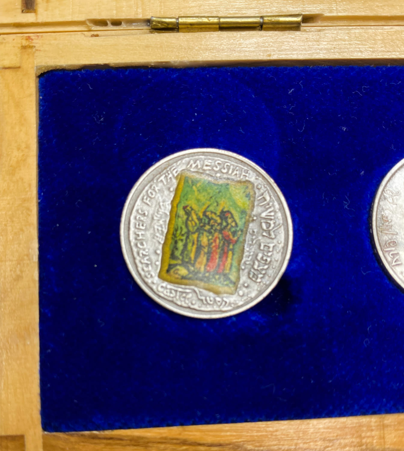 Israel - A series of state art medals with original lithographs - Artists: Castel, Gutman, Mana-Katz - Silver 999, 10 g - 1 1