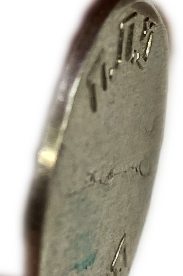 Israel - Carmel token - MTH Haifa 1960 '- MInting mistake, stamping on a thin token and in addition engraving on ... - 1 3