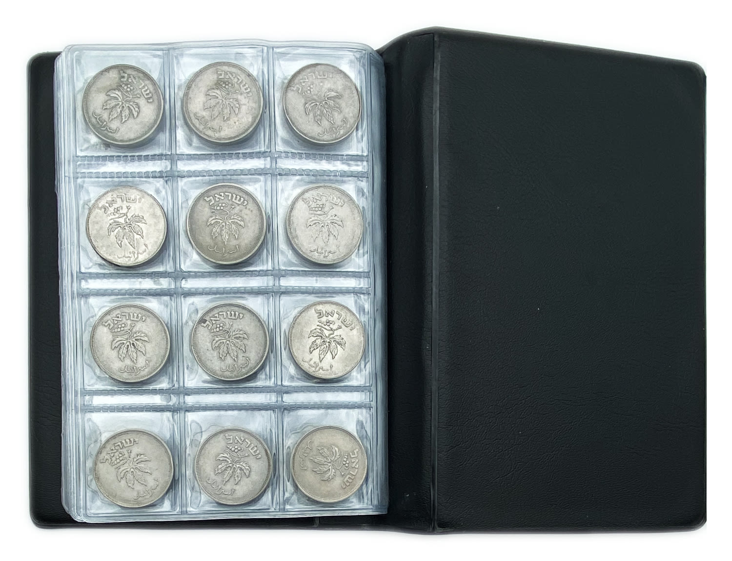 Israel and the World - Israel and World Coins Album - about 120 coins - 1 2