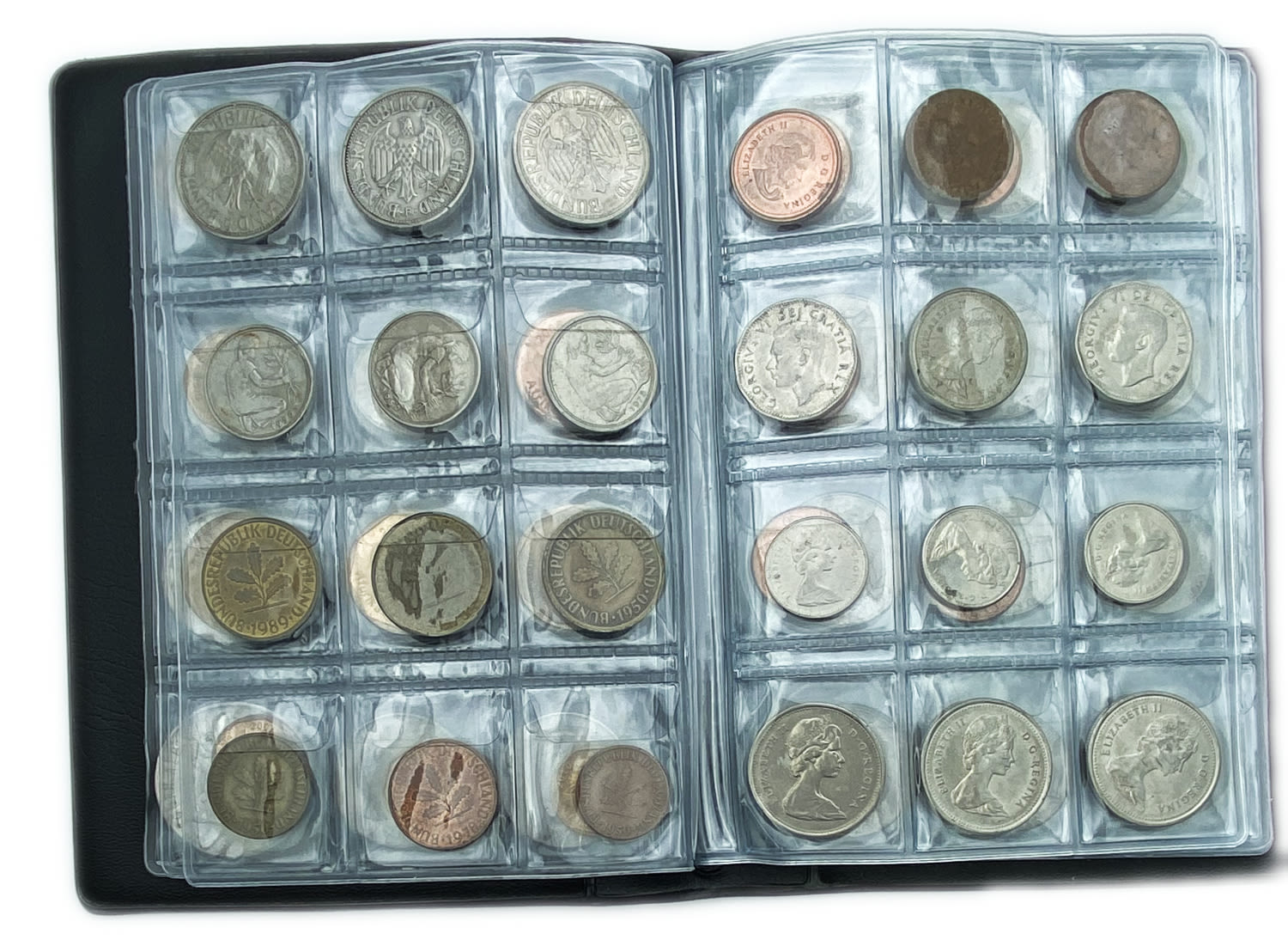 Israel and the World - Israel and World Coins Album - about 120 coins - 1 5