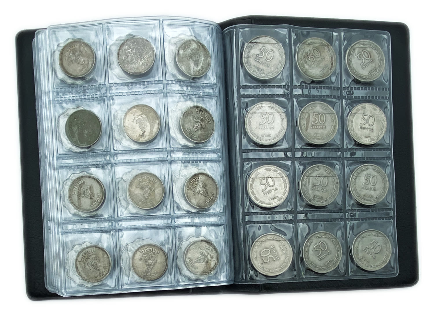 Israel and the World - Israel and World Coins Album - about 120 coins - 1 1