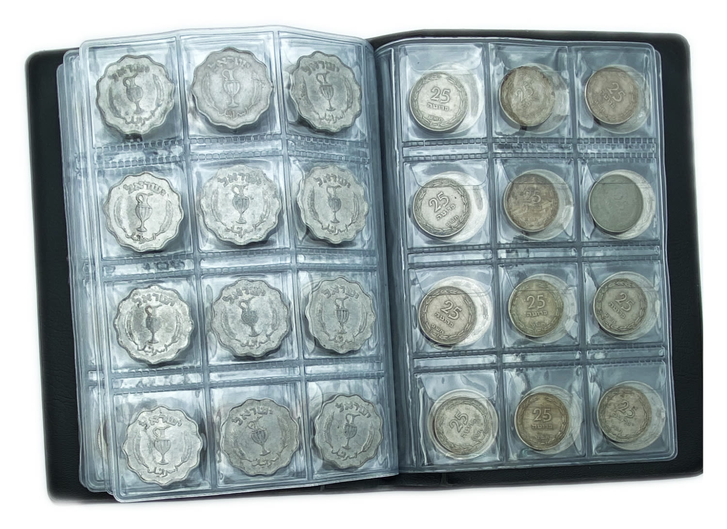 Israel and the World - Israel and World Coins Album - about 120 coins - 1 10