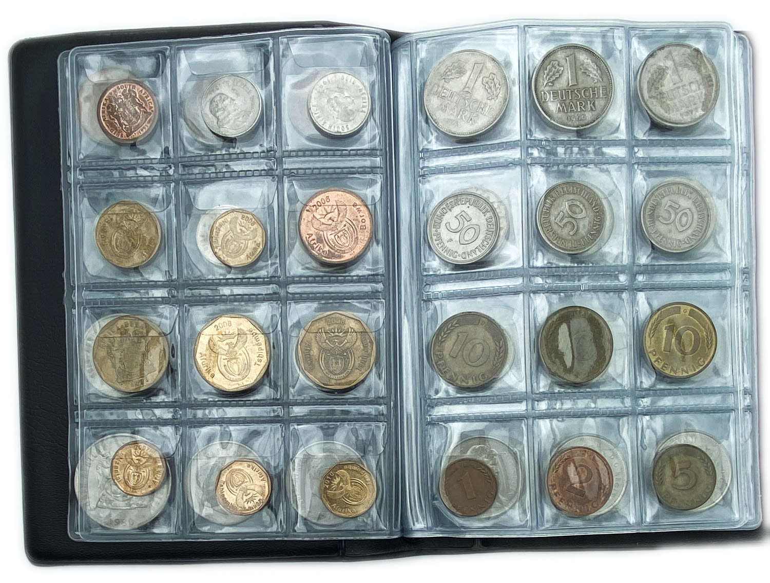Israel and the World - Israel and World Coins Album - about 120 coins - 1 4