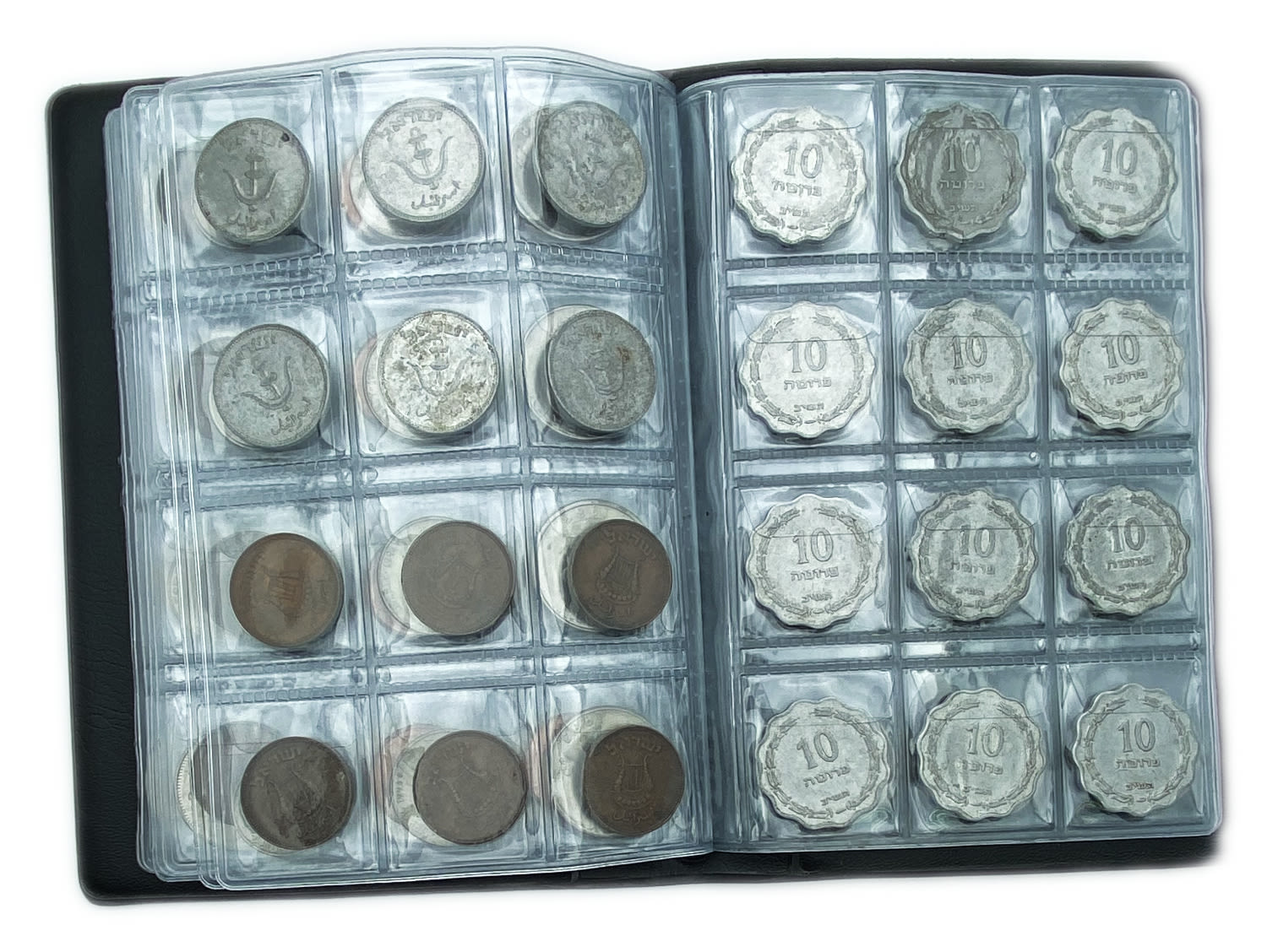 Israel and the World - Israel and World Coins Album - about 120 coins - 1 9