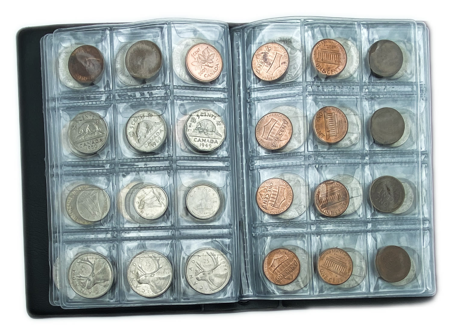 Israel and the World - Israel and World Coins Album - about 120 coins - 1 6