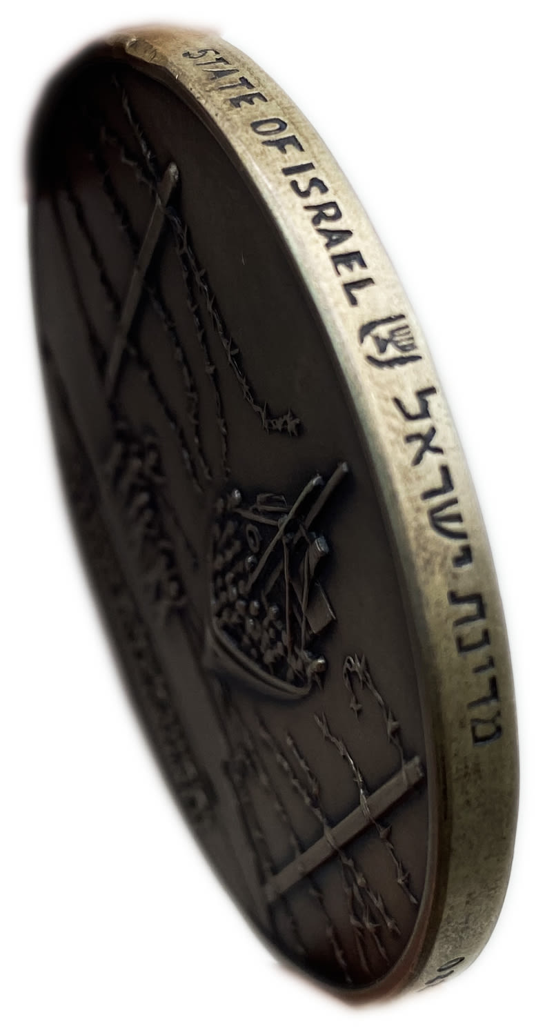 Israel - 30th Anniversary First Immigrant Runners - Silver 935 , 115 g , 59 mm.
State Medal ... - 1 2