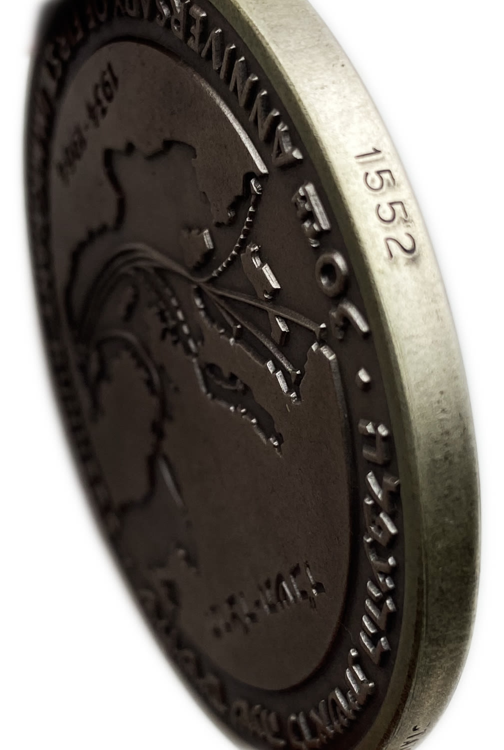 Israel - 30th Anniversary First Immigrant Runners - Silver 935 , 115 g , 59 mm.
State Medal ... - 1 4