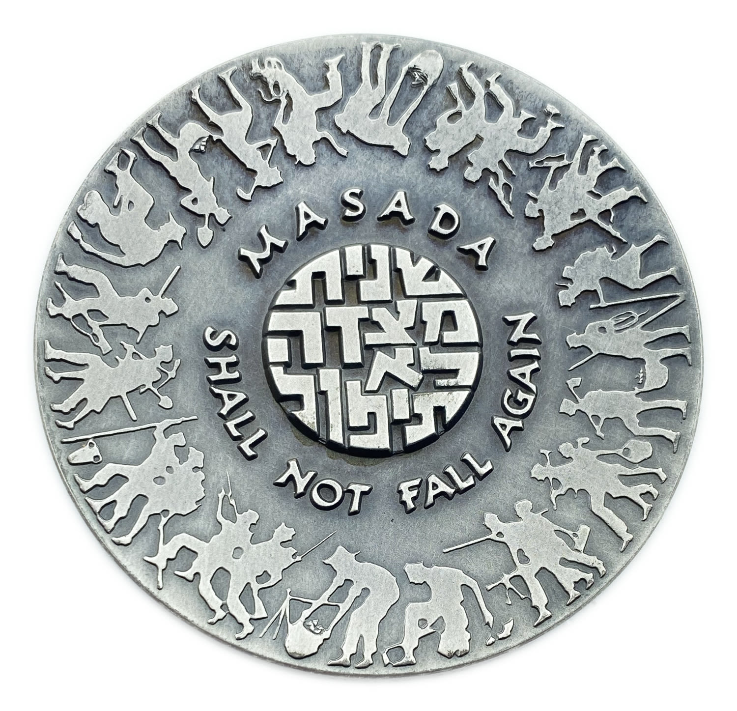Israel - Masada - State Medal, 1977 - Silver 935, 115 g, 59 mm.
Masada was built by Jonathan the ... - 1 1