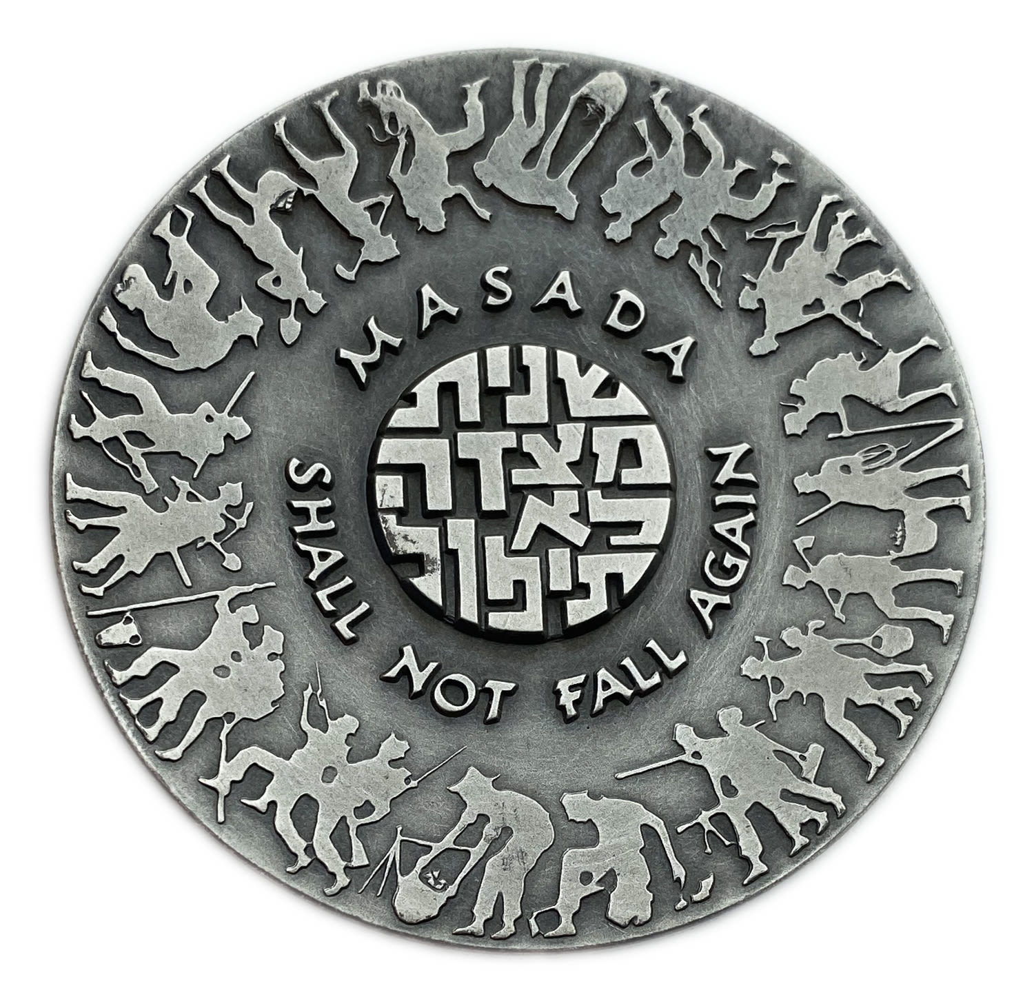 Israel - Masada - State Medal, 1977 - Silver 935, 115 g, 59 mm.
Masada was built by Jonathan the ... - 1 1