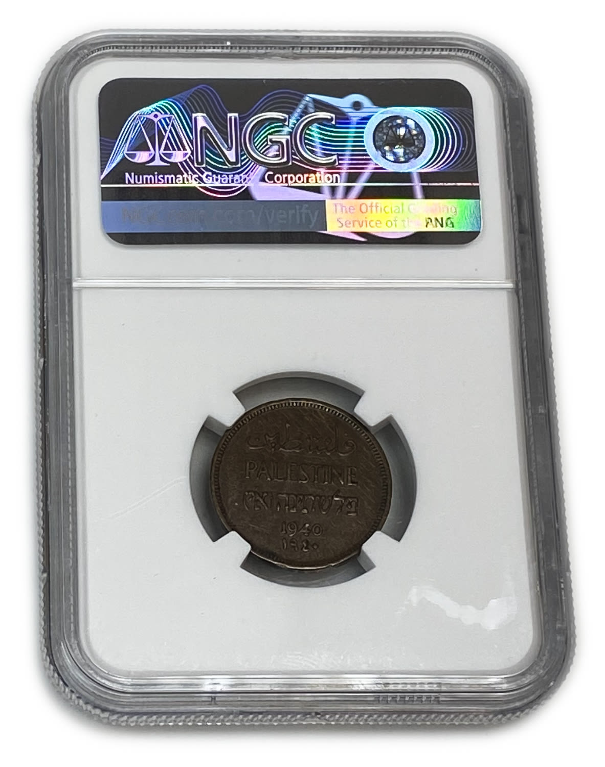 Palestine - 1 Mil 1940 - NGC AU DETAILS - Key date
MIL, was the Hebrew name of the coin that was ... - 1 3