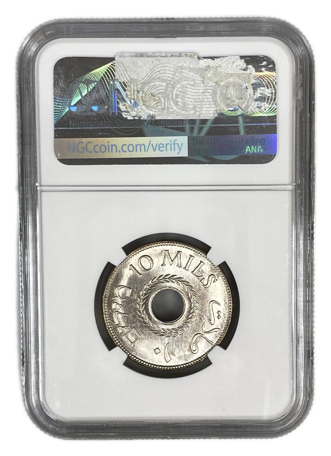 Palestine - 10 Mils 1927 - NGC 66 - UNC
MIL, was the Hebrew name of the coin that was legal in ... - 1 3